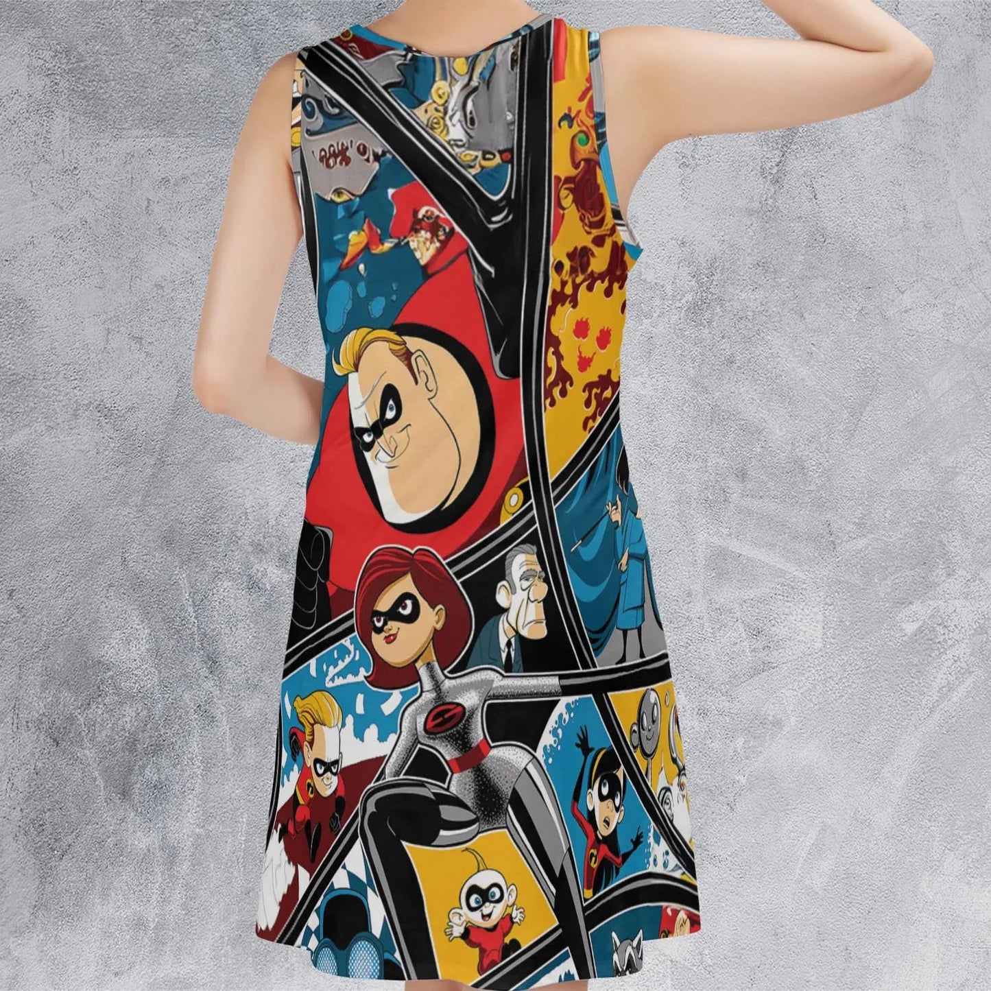 Casual Sleeveless Dress - WNJJ1K9K