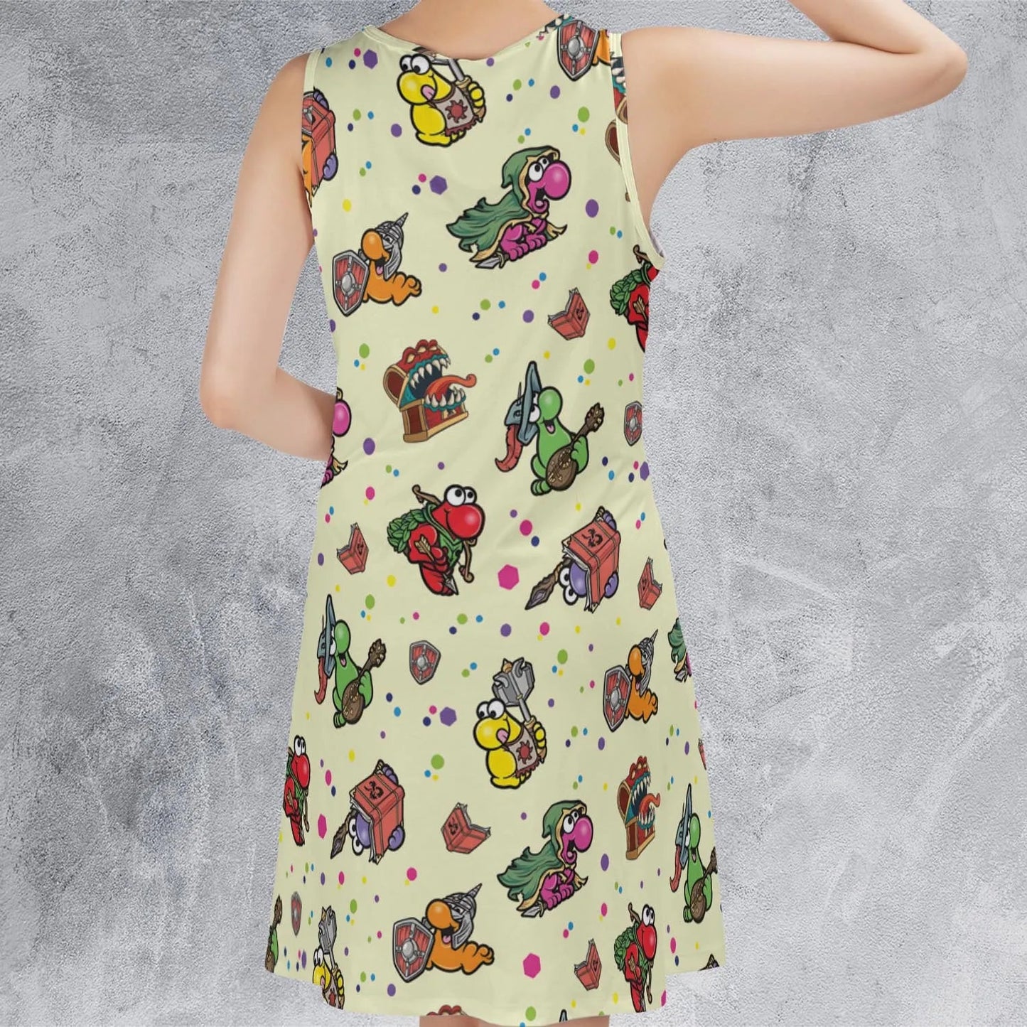 Casual Sleeveless Dress - RT68N2P6
