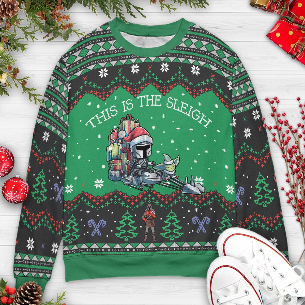 Ugly Christmas Sweatshirt - XJBC2RBP