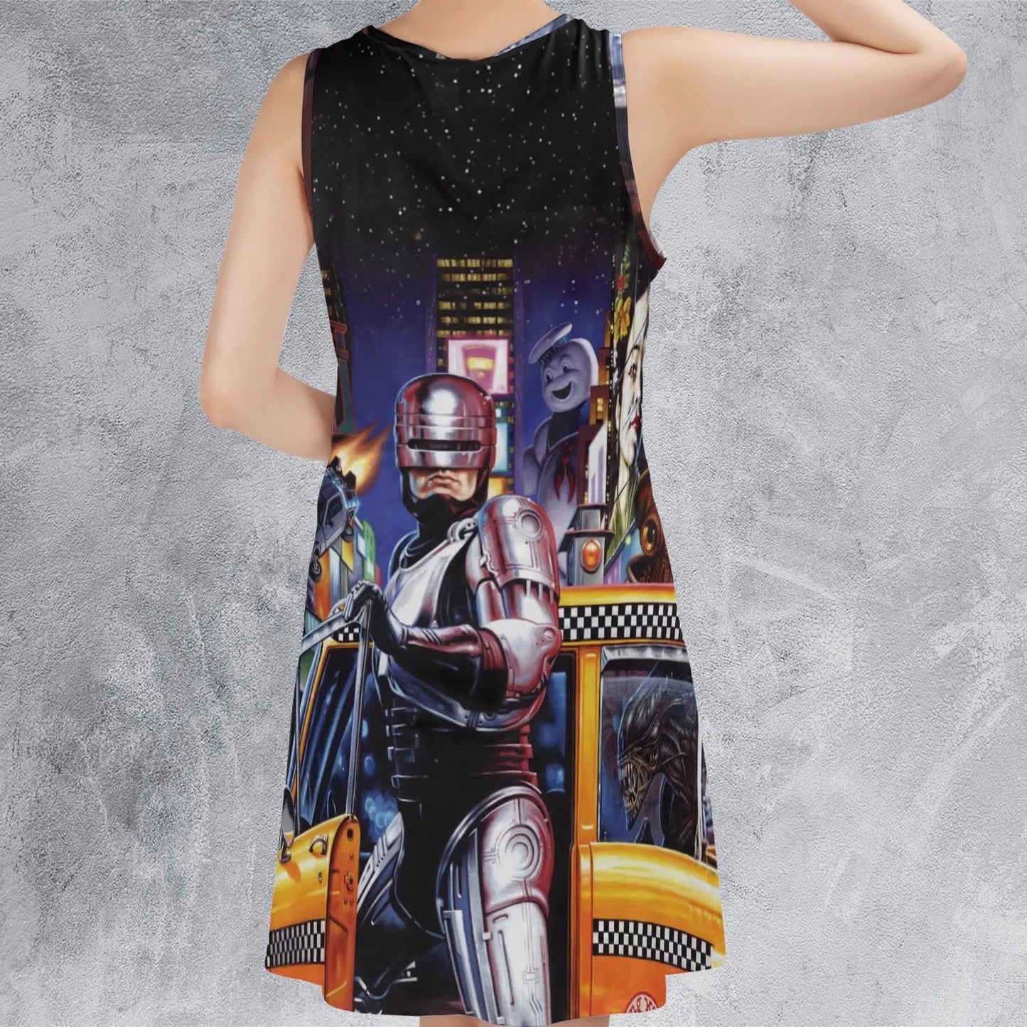Casual Sleeveless Dress - 78GRXF1V