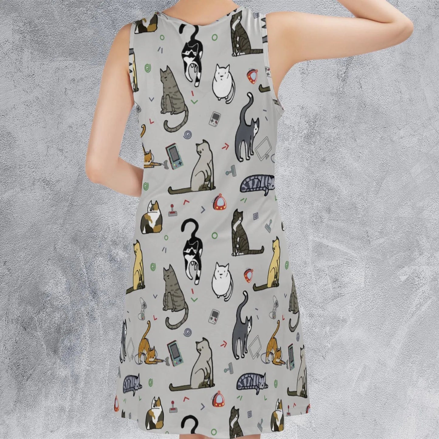 Casual Sleeveless Dress - ZAEHKGNQ