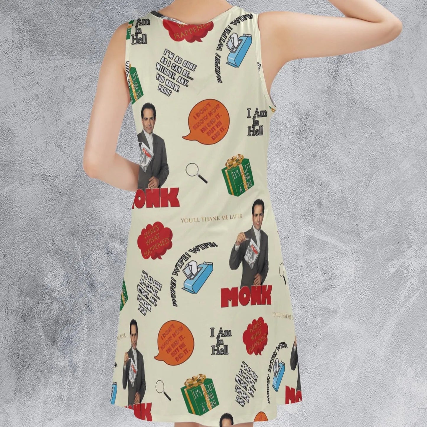 Casual Sleeveless Dress - UZS6ESQG