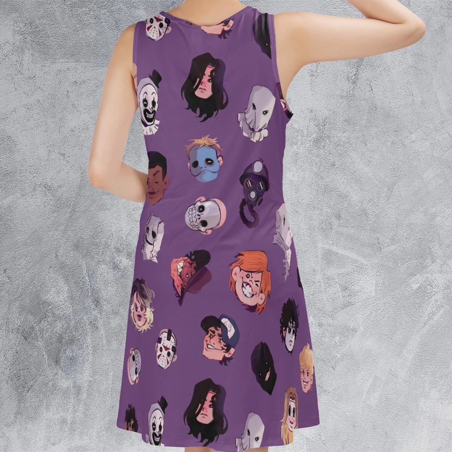 Casual Sleeveless Dress - Y6Q7G53S