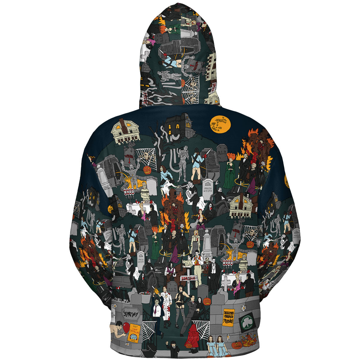 Full Print Hoodie - T86VK7N1