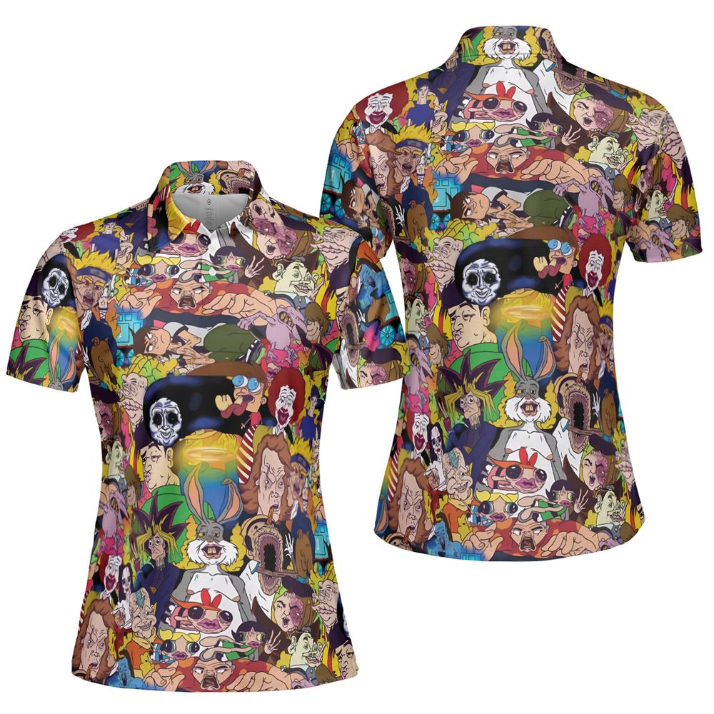 AOP Men/Women Polo Shirt - 3RA3XLVL - - 5