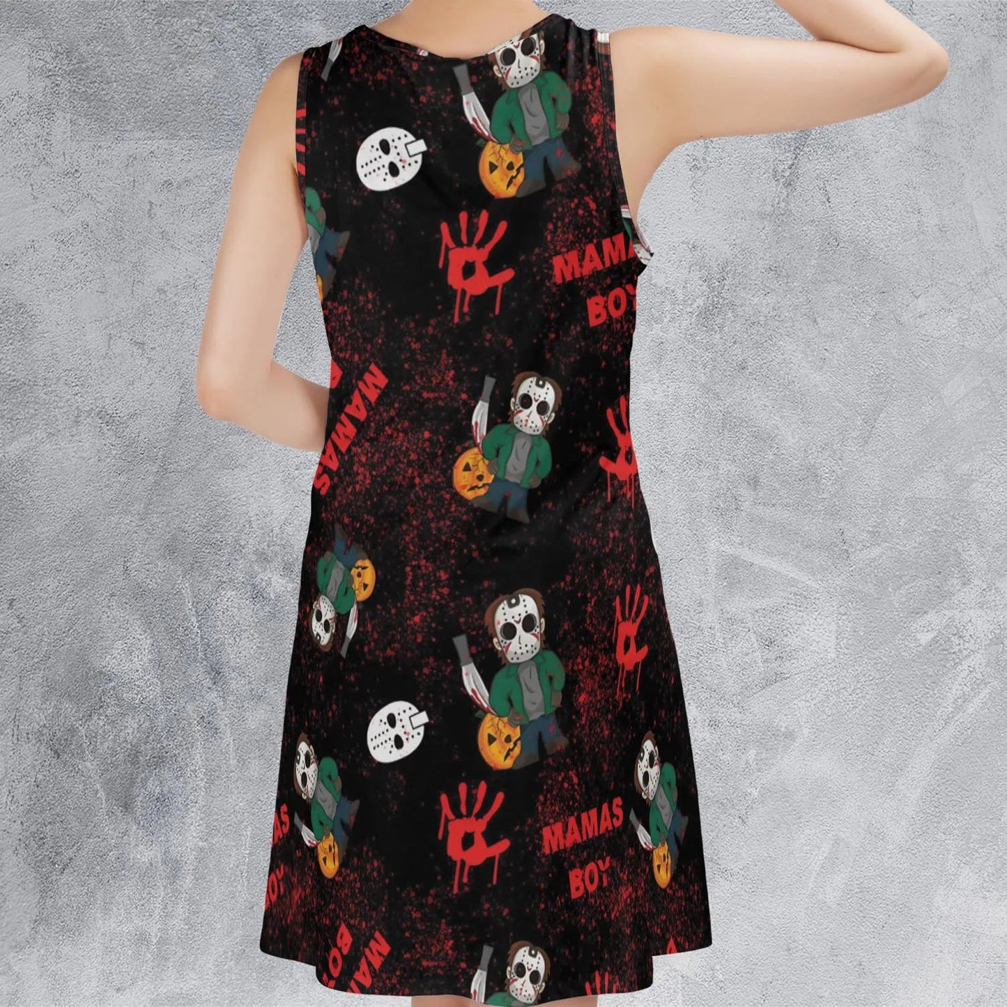 Casual Sleeveless Dress - 49NWWFRK