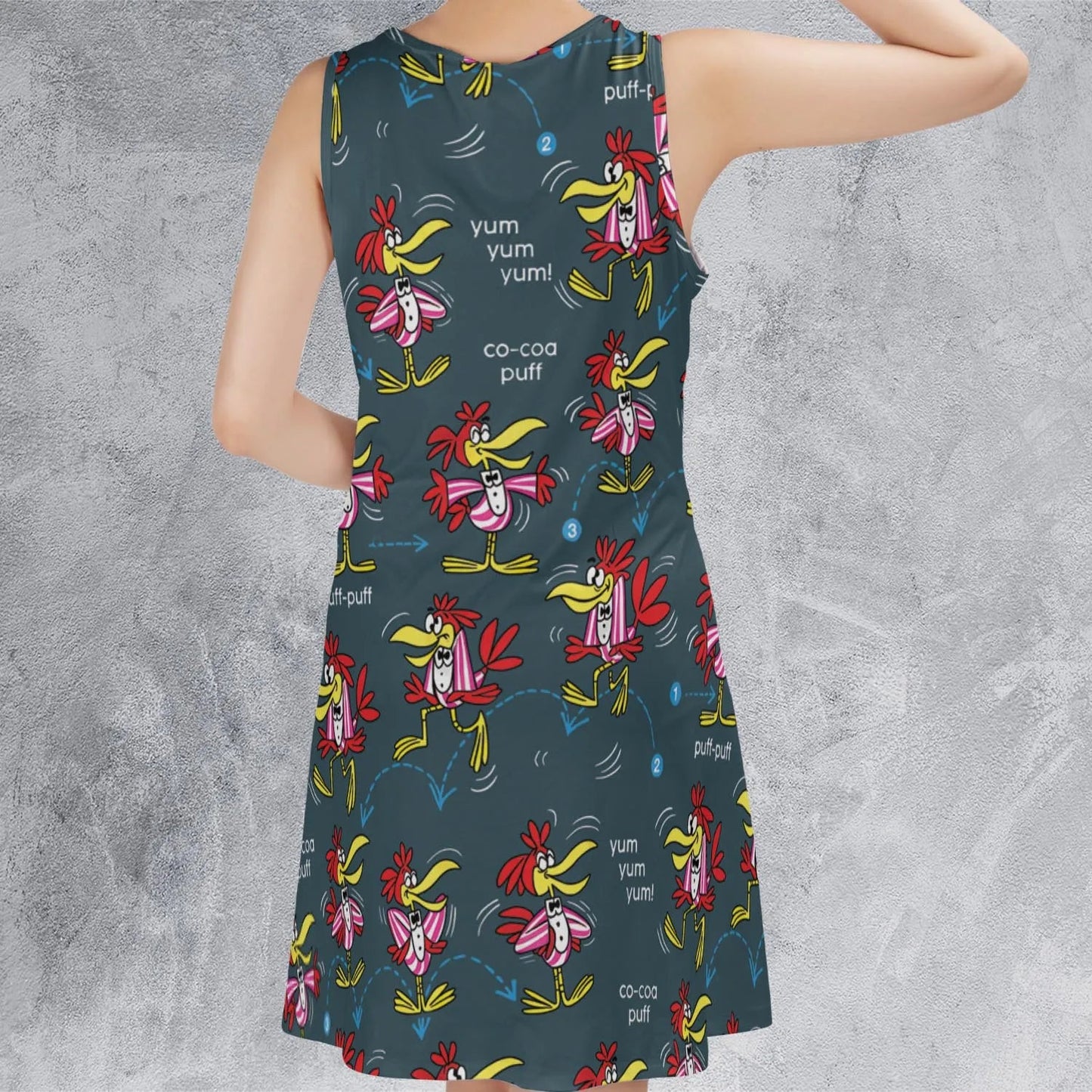 Casual Sleeveless Dress - MFD1H15J