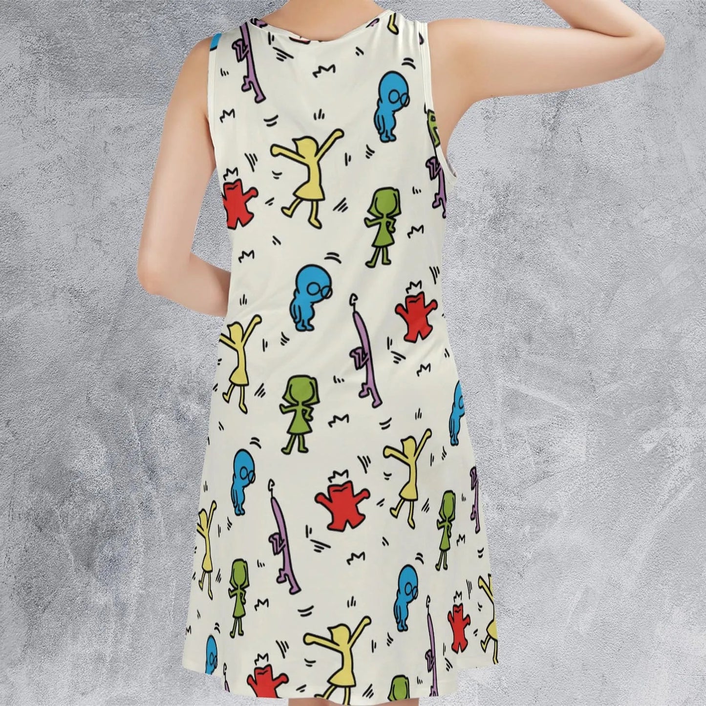Casual Sleeveless Dress - 5RHK6N7A