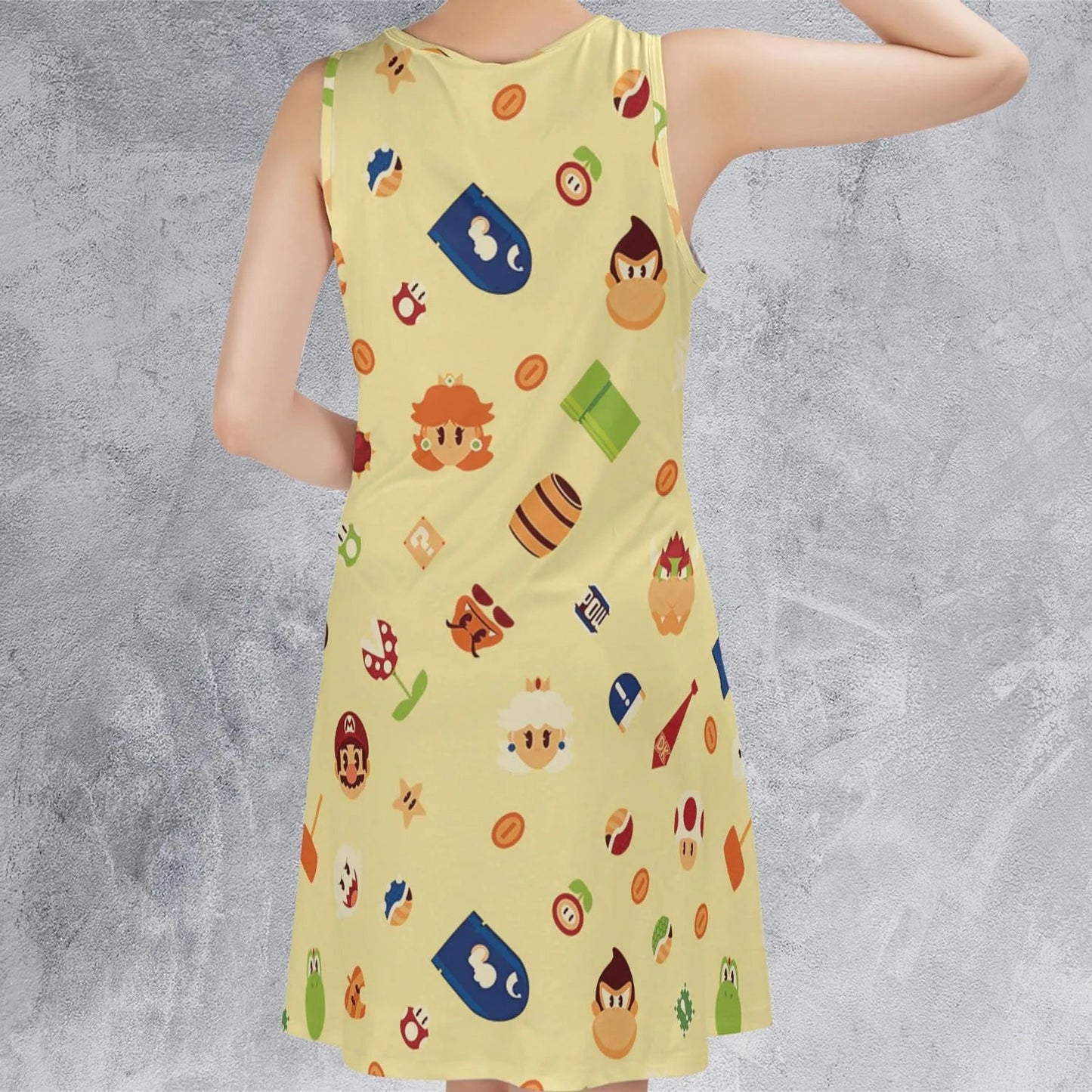 Casual Sleeveless Dress - MH4Z8E8M