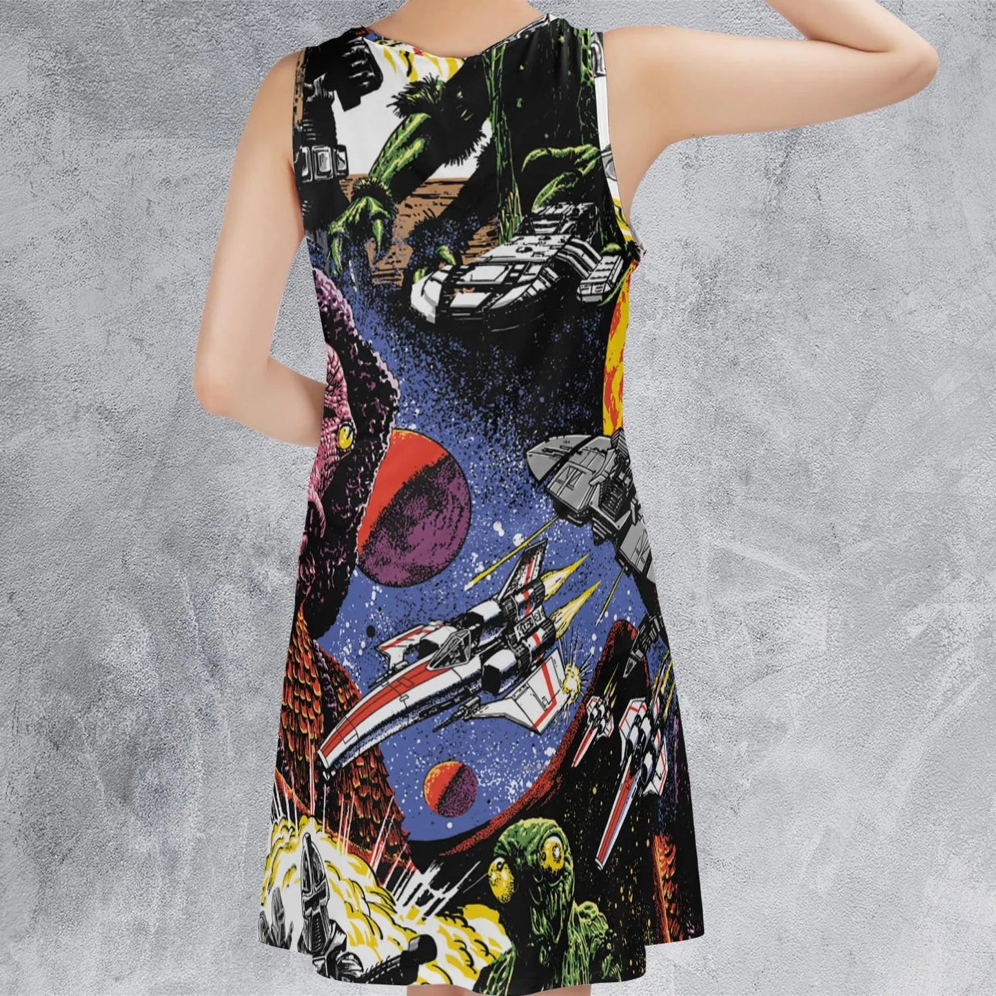 Casual Sleeveless Dress - 8SC798YA