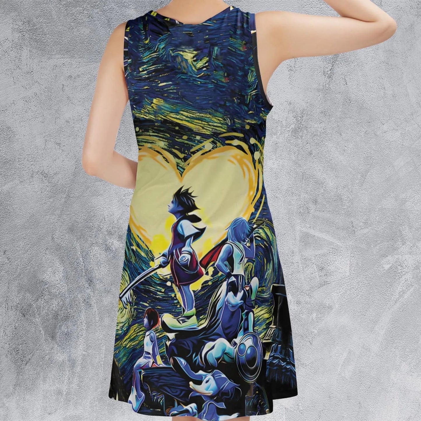Casual Sleeveless Dress - MYTQZYFE