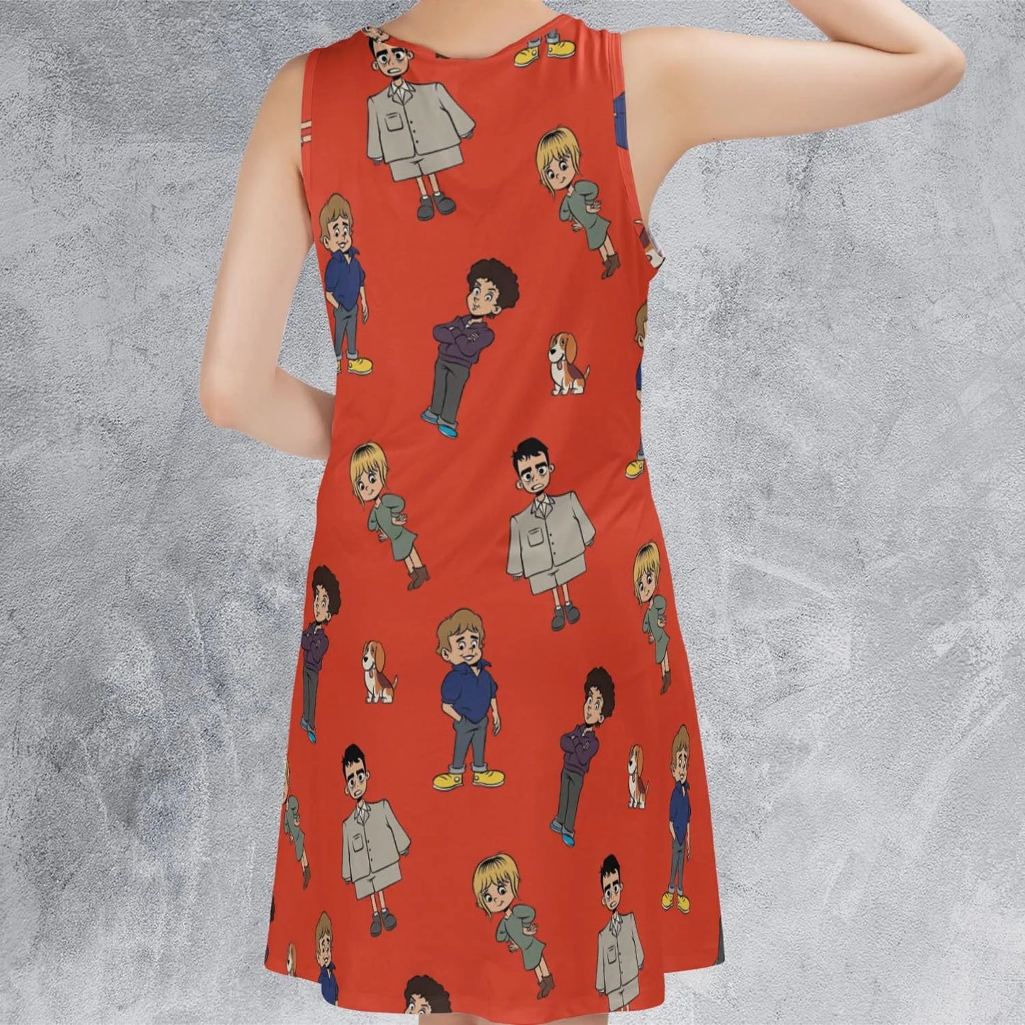 Casual Sleeveless Dress - 45LU2TMH