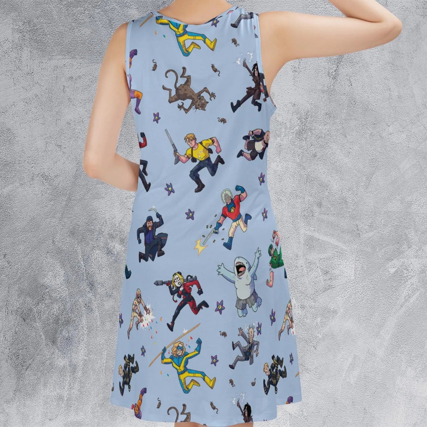 Casual Sleeveless Dress - Q13PLCJM