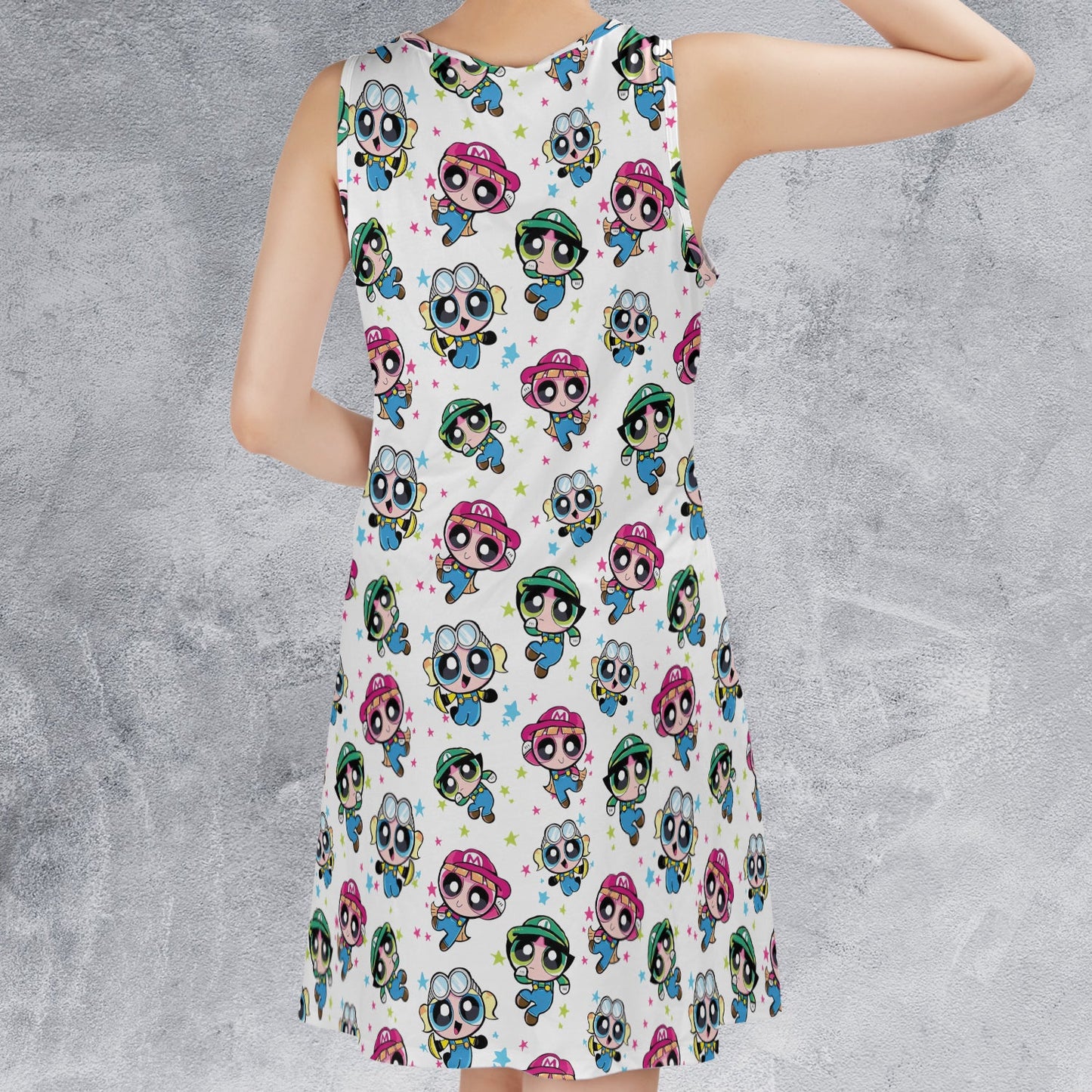 Casual Sleeveless Dress - HZM83V13