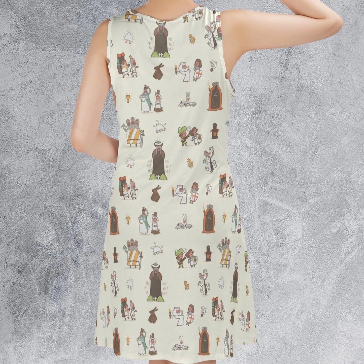 Casual Sleeveless Dress - E4KW6S1X