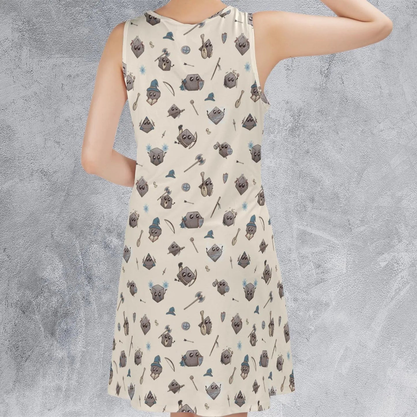 Casual Sleeveless Dress - 8RFECUKV