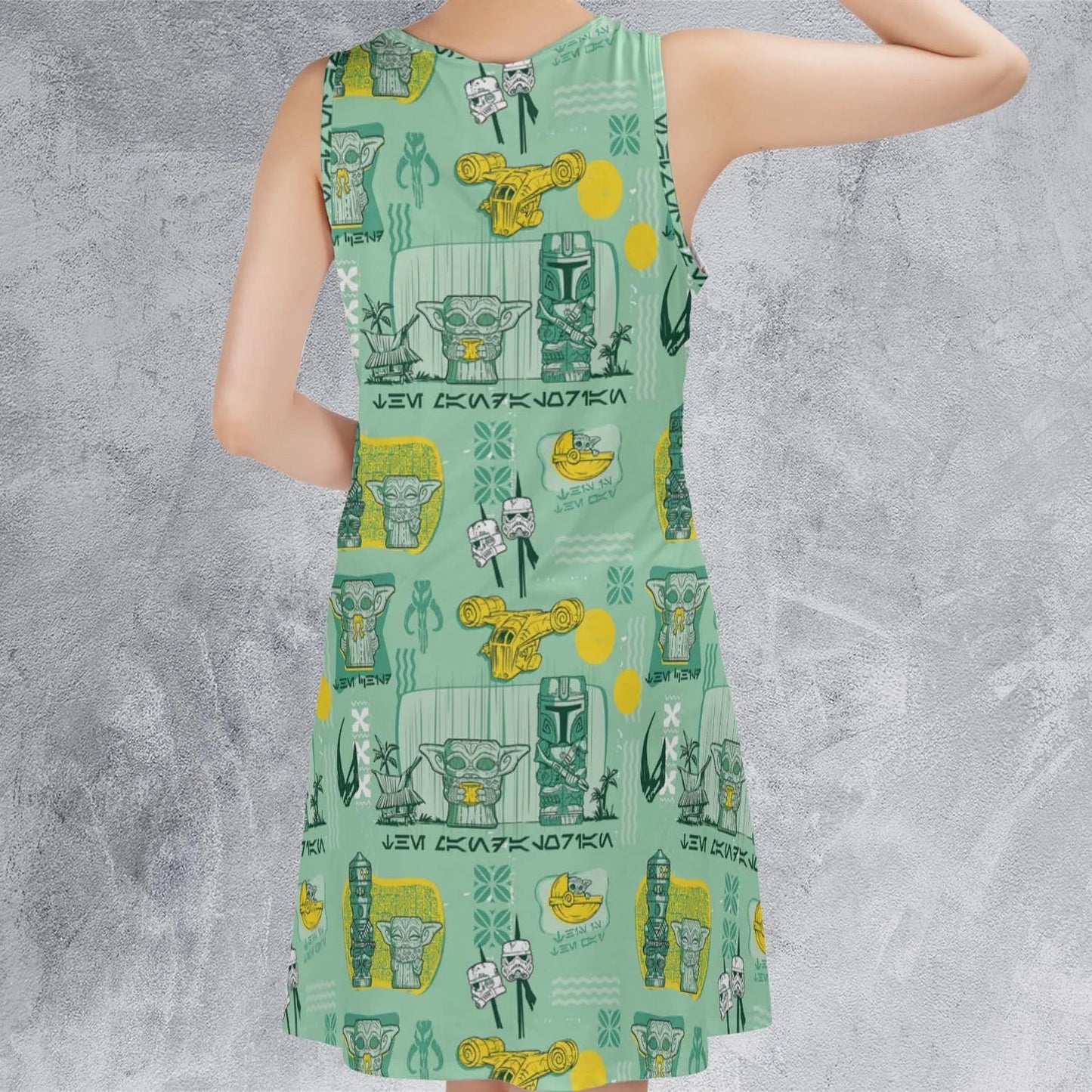 Casual Sleeveless Dress - ZAW8JTND