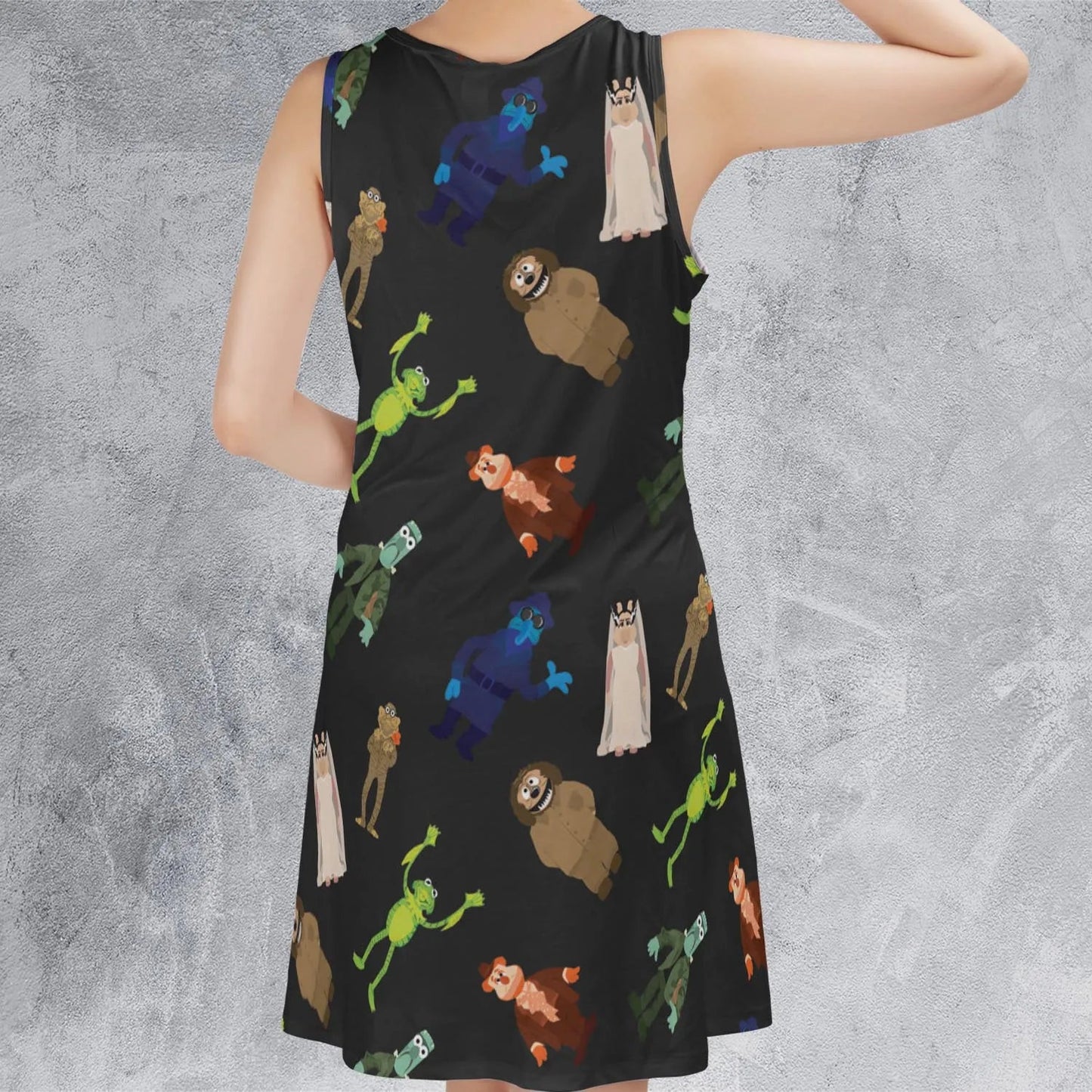 Casual Sleeveless Dress - 4MEDYZFN
