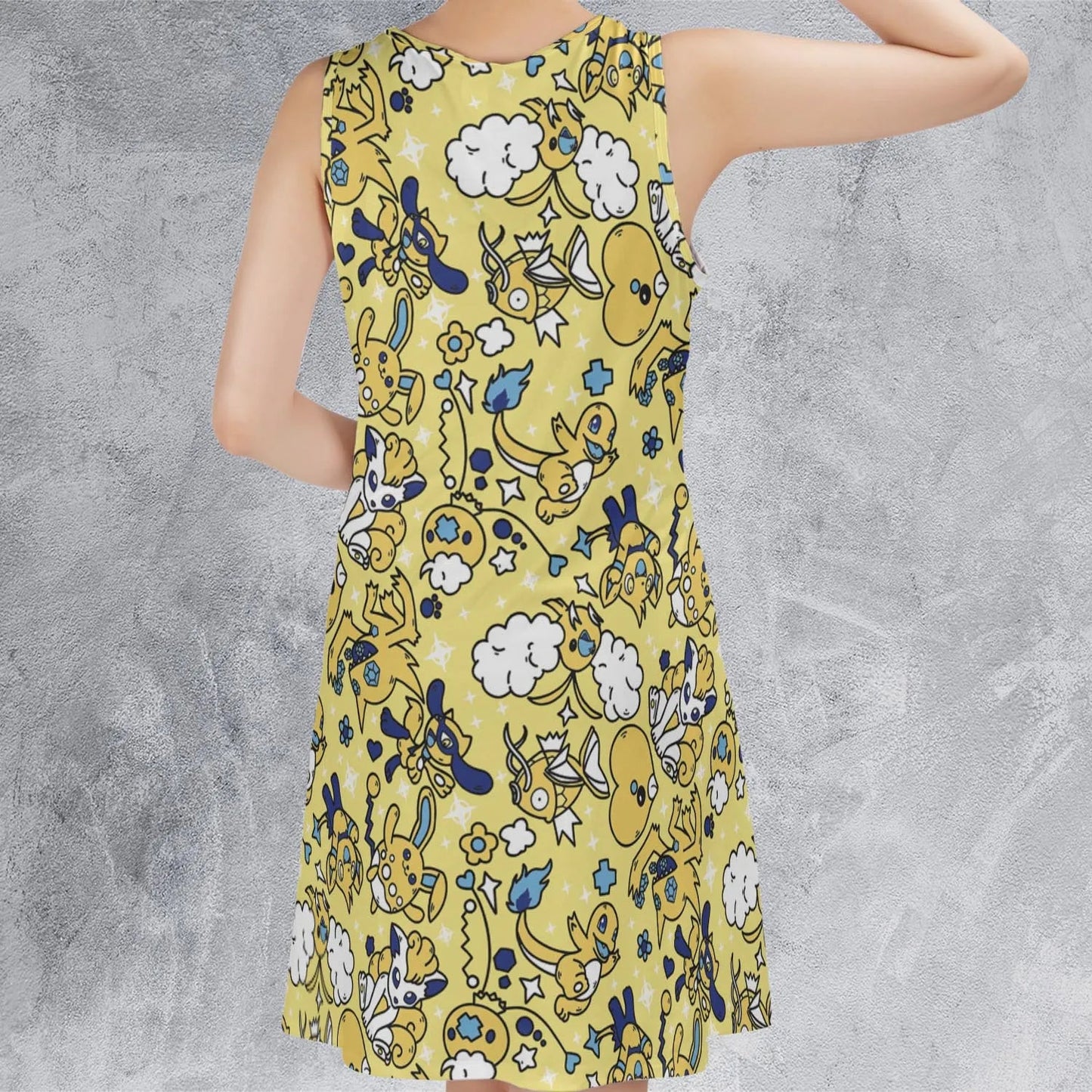 Casual Sleeveless Dress - RJC4Q52E