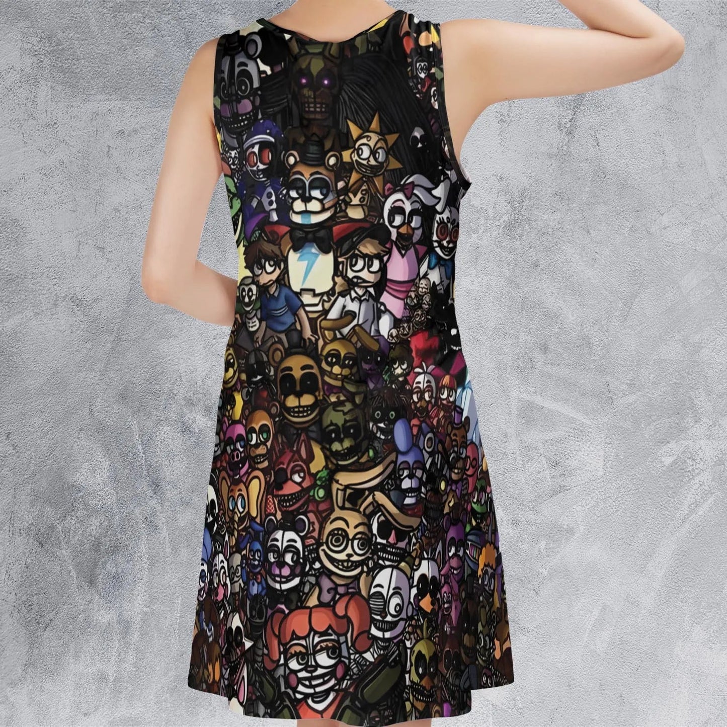Casual Sleeveless Dress - BT8ATNEX