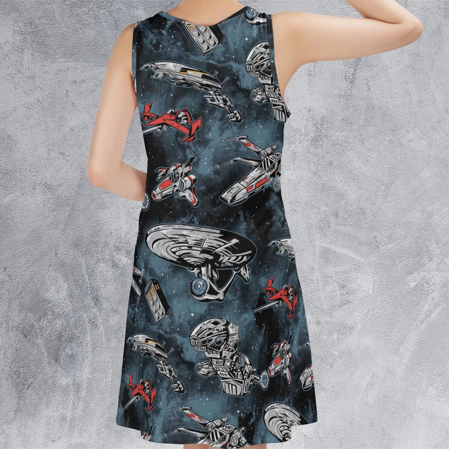 Casual Sleeveless Dress - MJ7KRJ6J