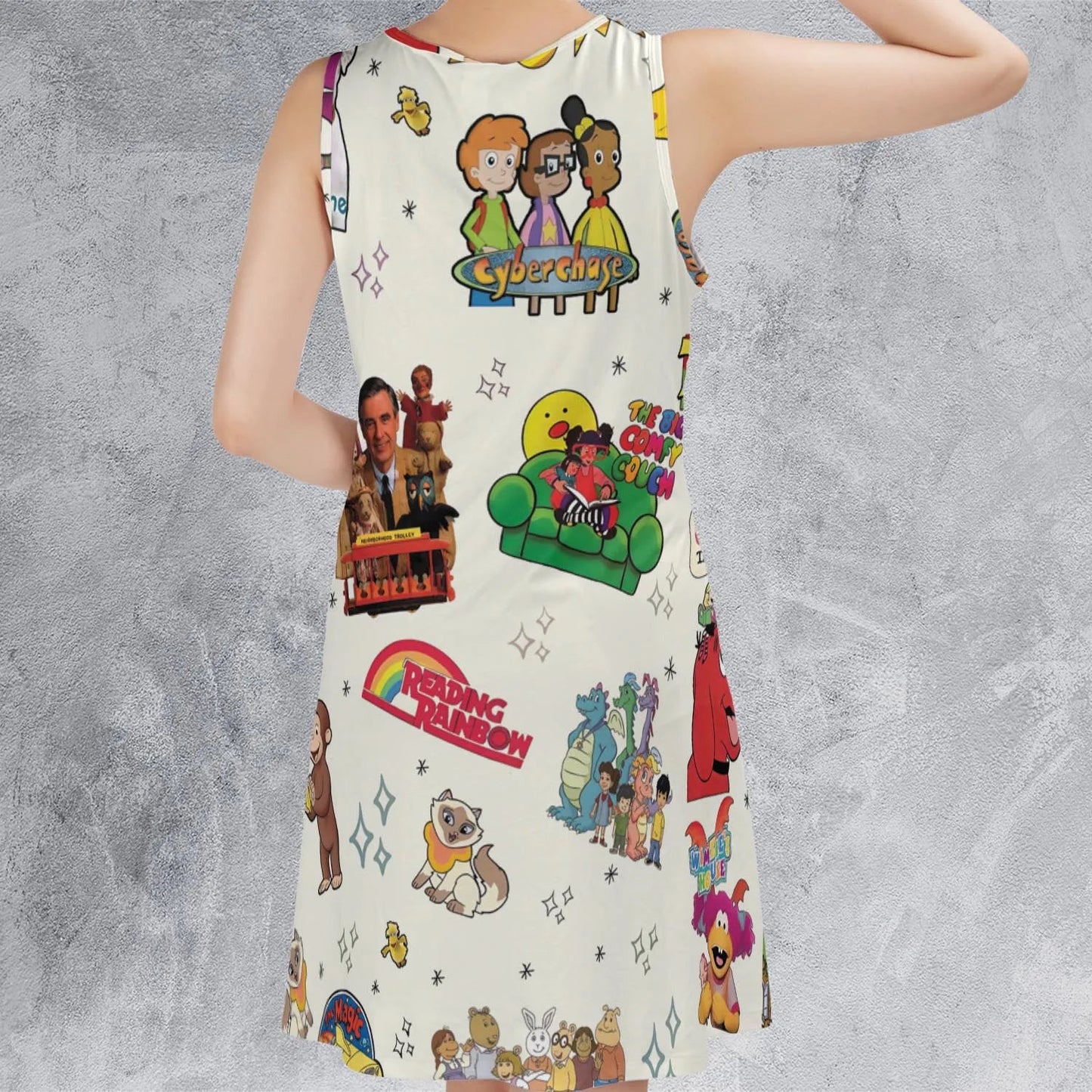 Casual Sleeveless Dress - JEU1E9AP