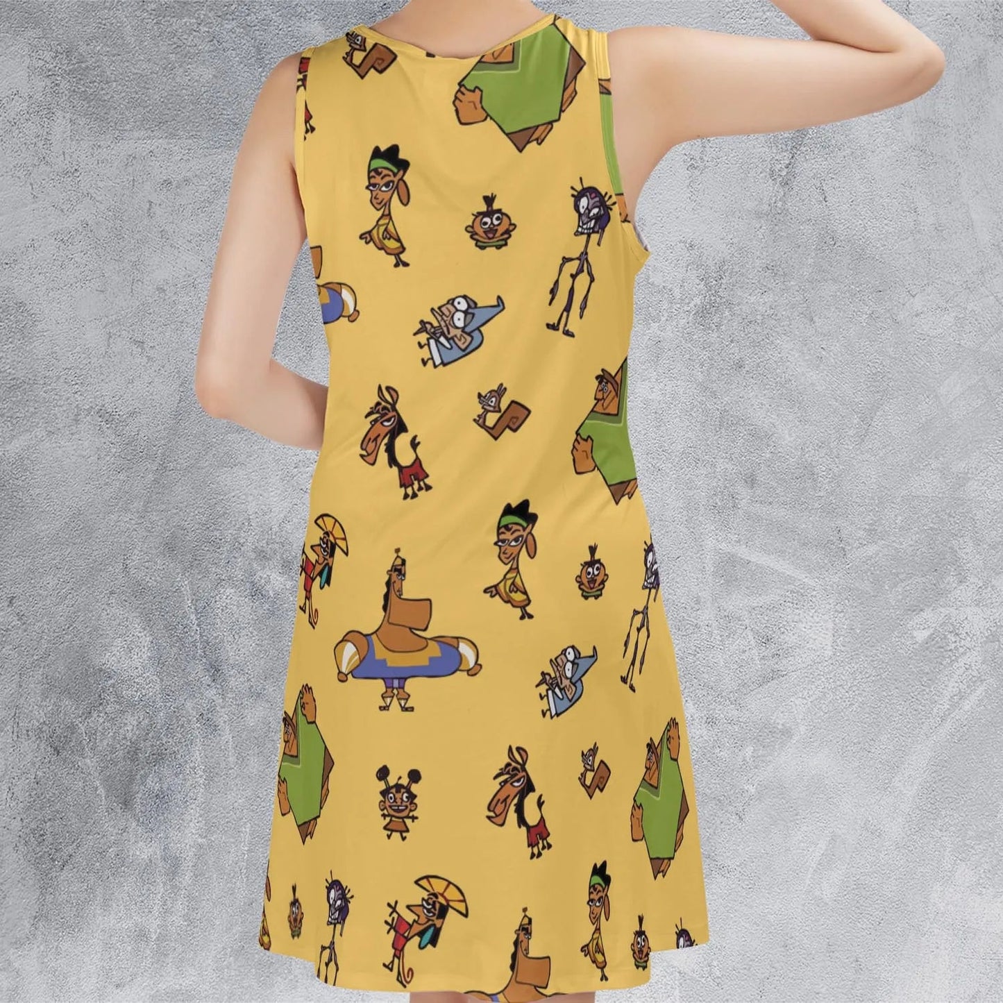Casual Sleeveless Dress - AF4PRFSU