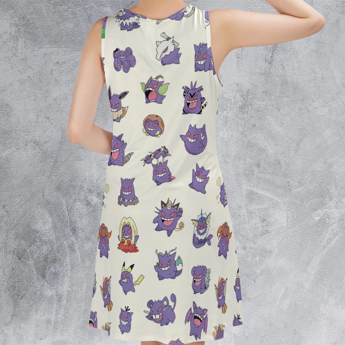 Casual Sleeveless Dress - TZAZS81Y
