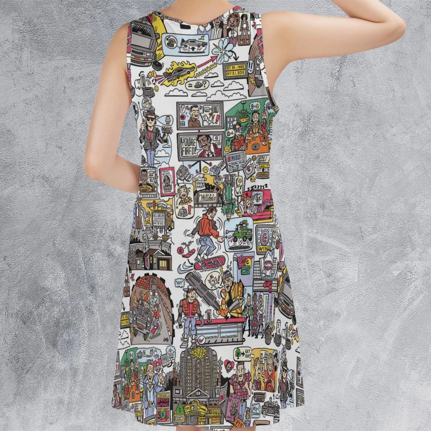 Casual Sleeveless Dress - KPYSAPGB