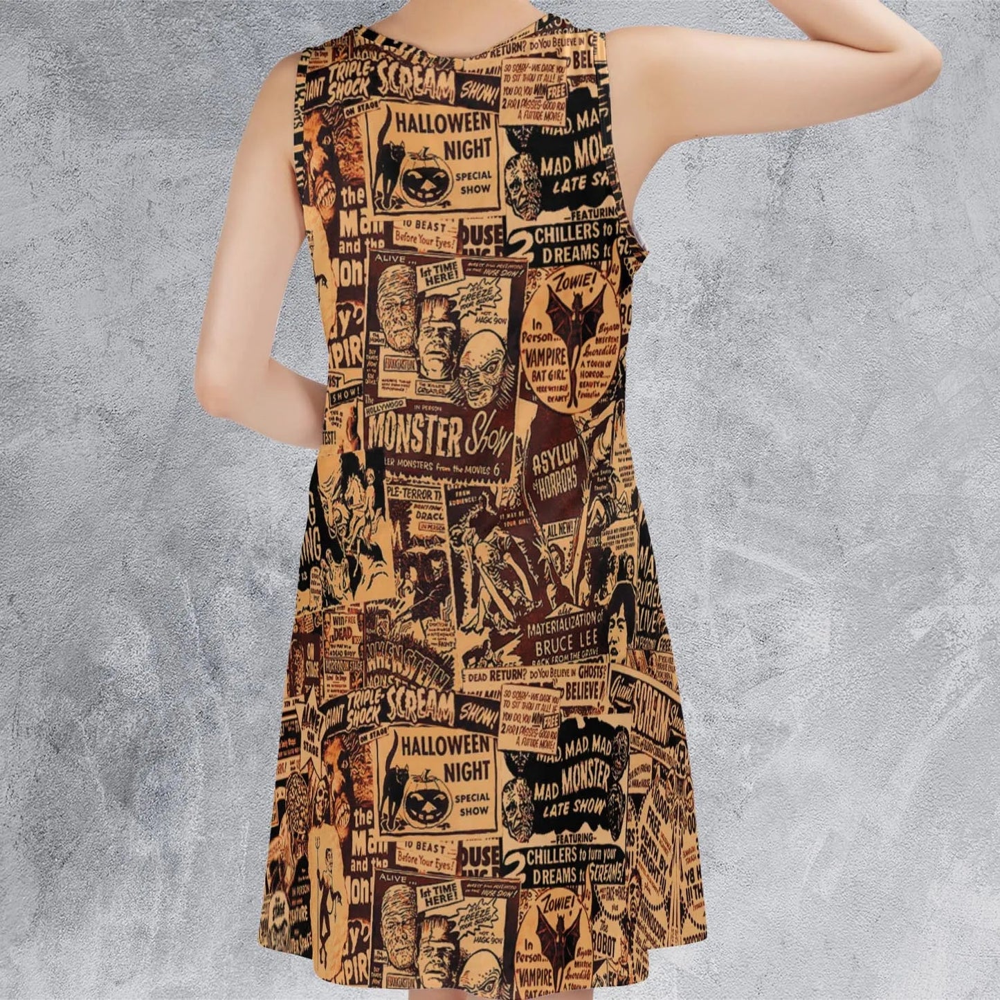 Casual Sleeveless Dress - 3U72T7TZ