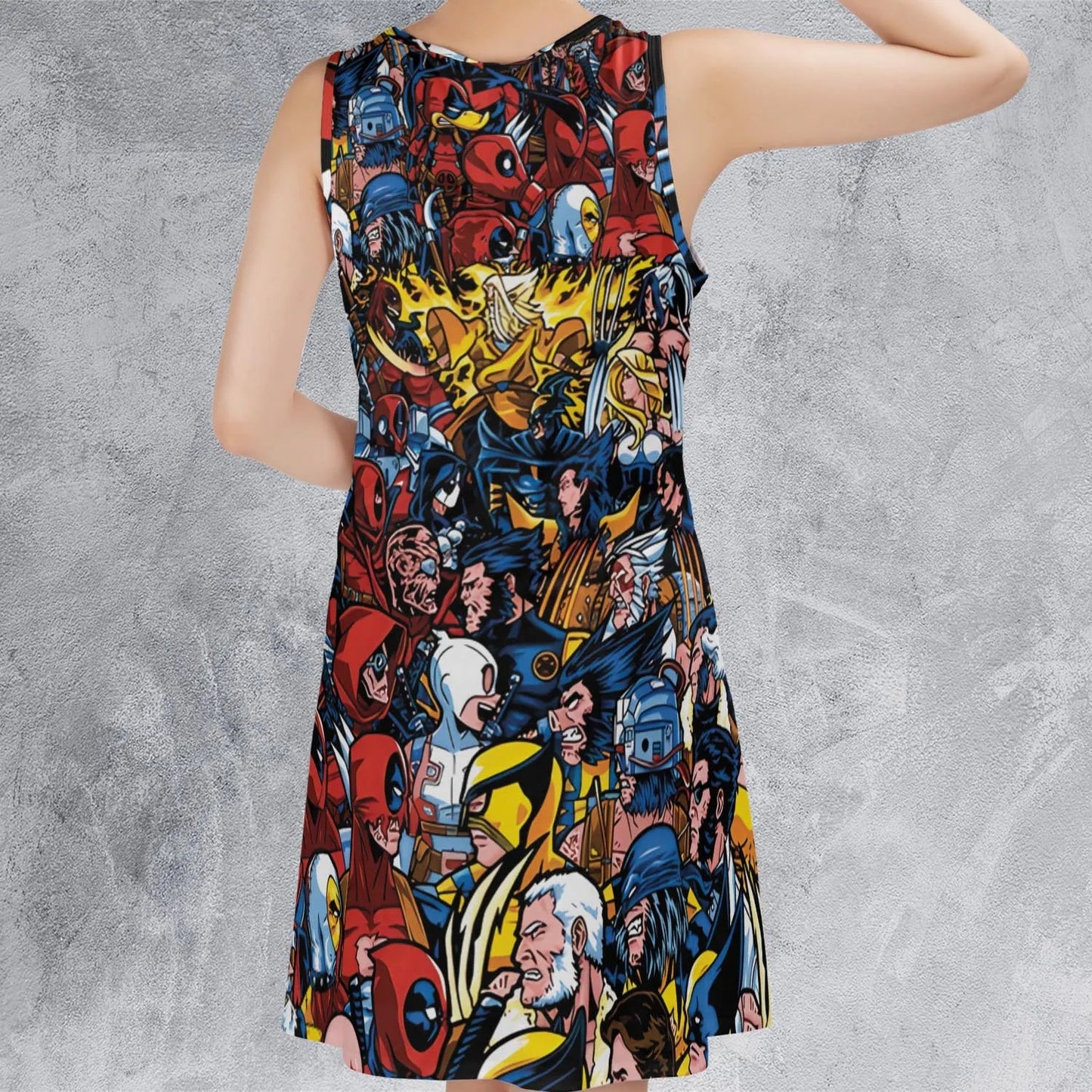 Casual Sleeveless Dress - GUZ6CBDR