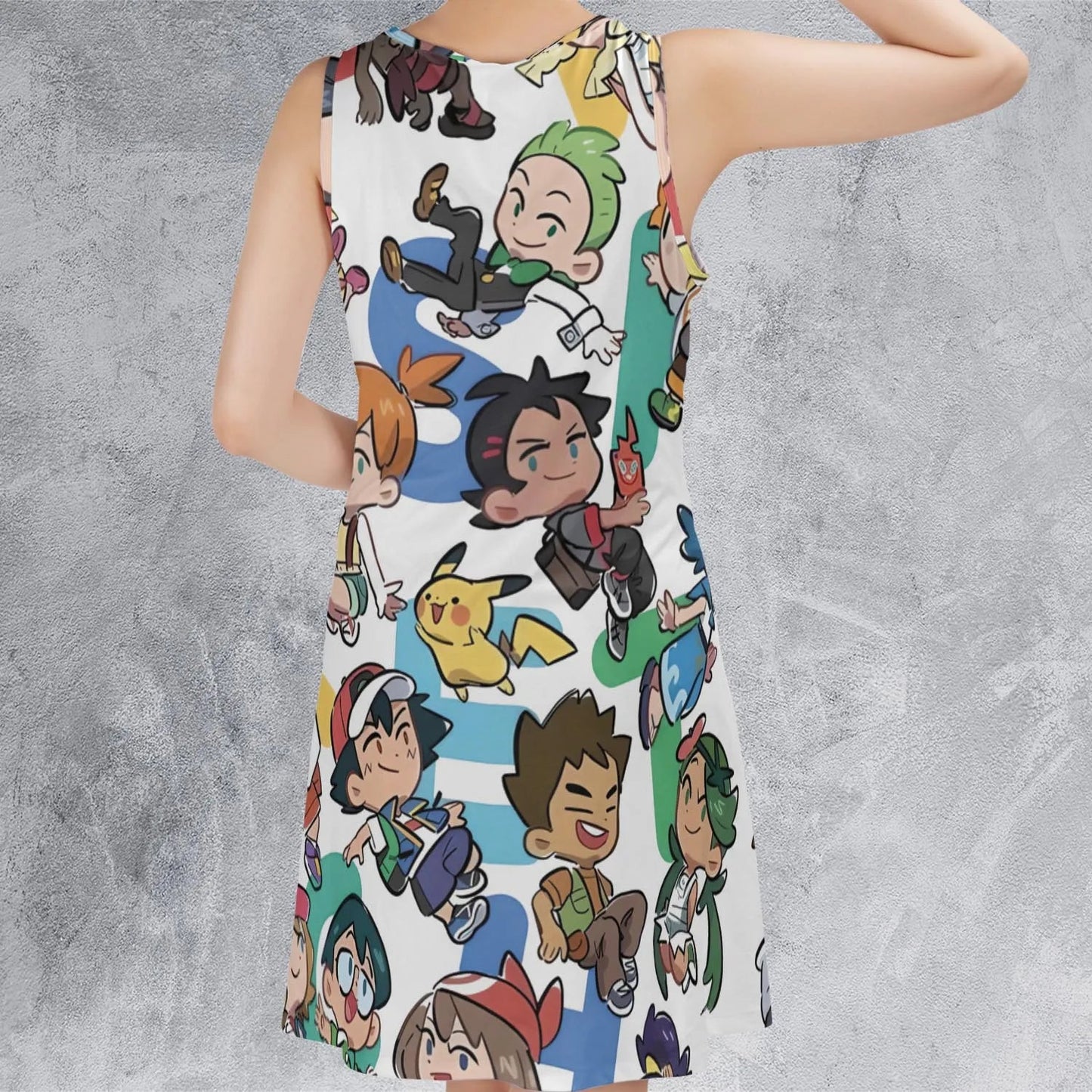 Casual Sleeveless Dress - 7PJC2P57