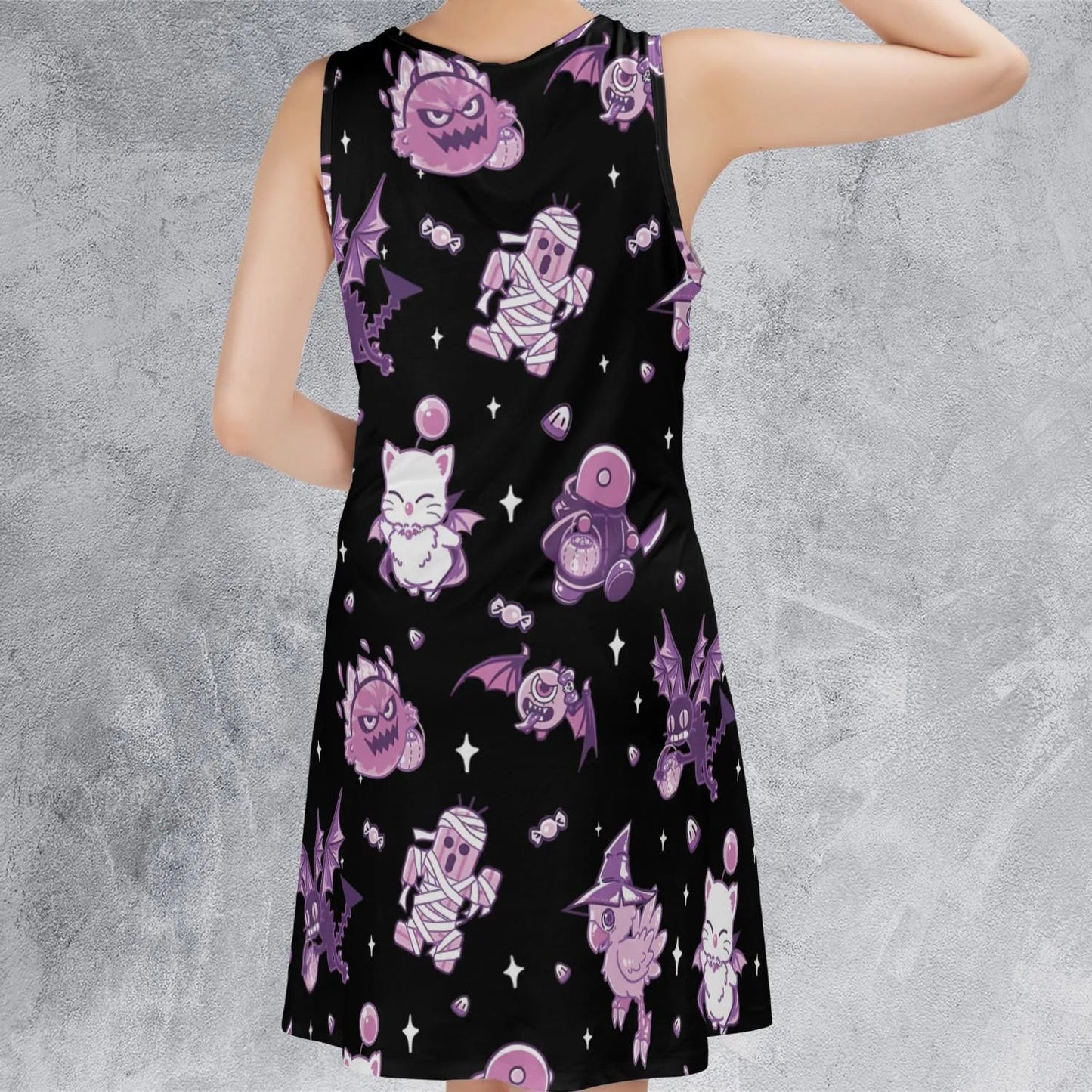 Casual Sleeveless Dress - 9KY44QDP