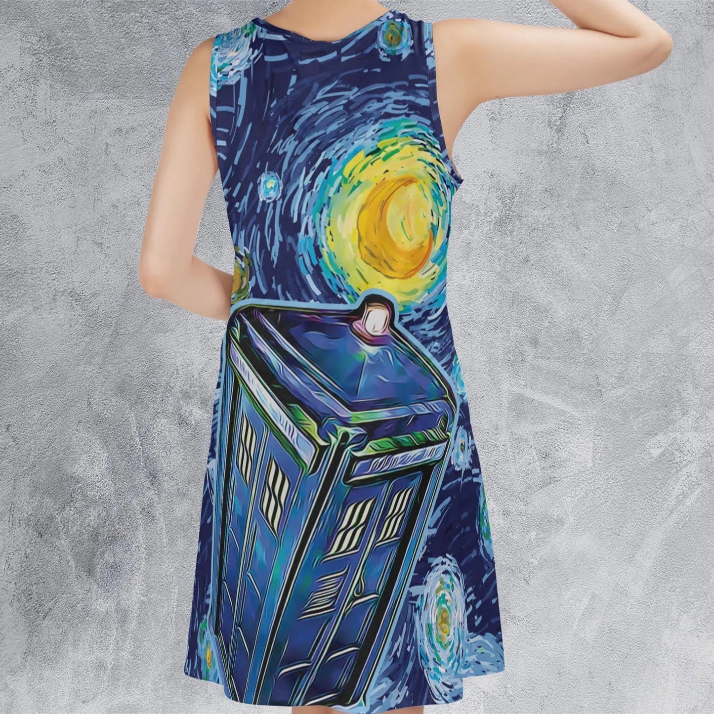 Casual Sleeveless Dress - 9ZRZHR7Q