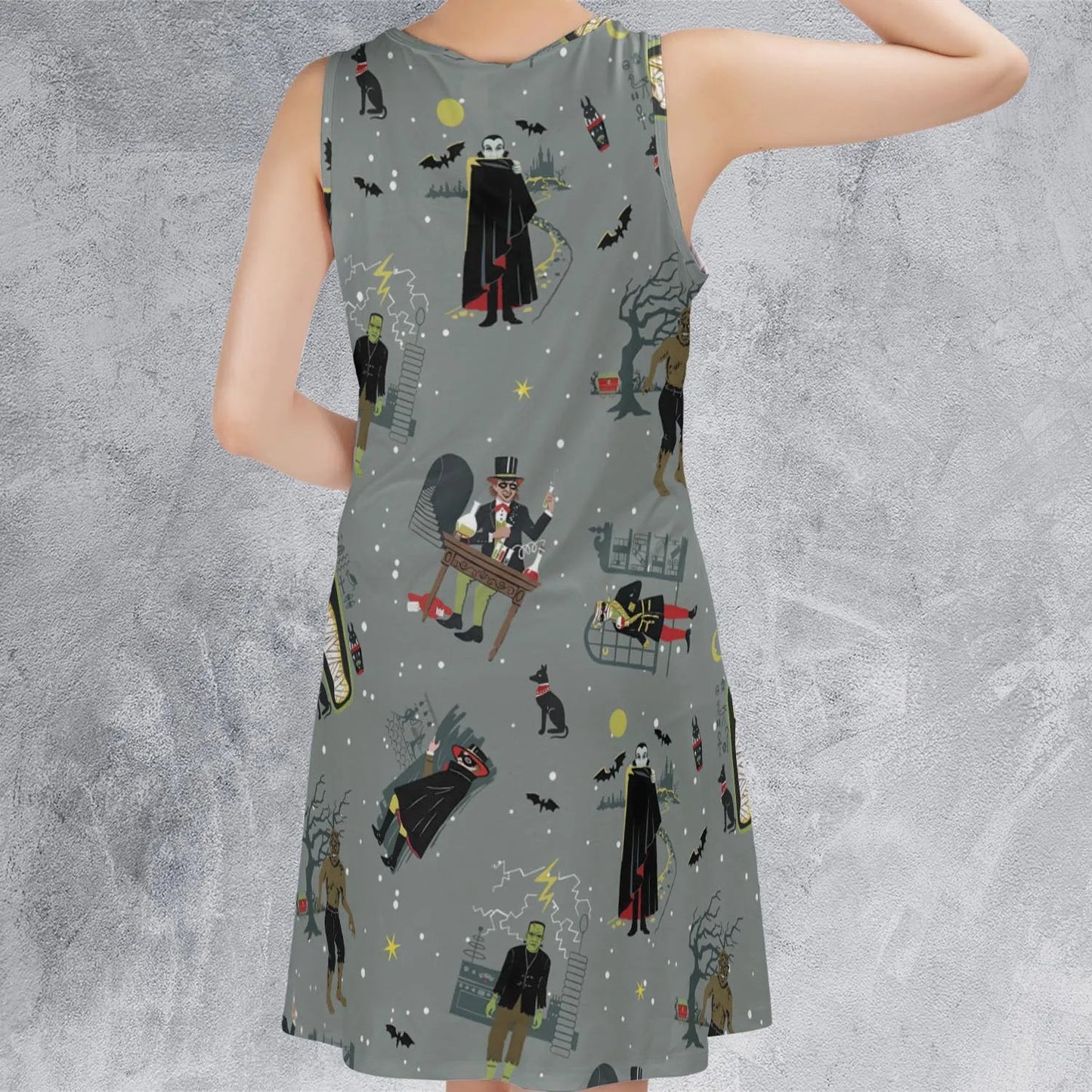 Casual Sleeveless Dress - 7P7CNC88
