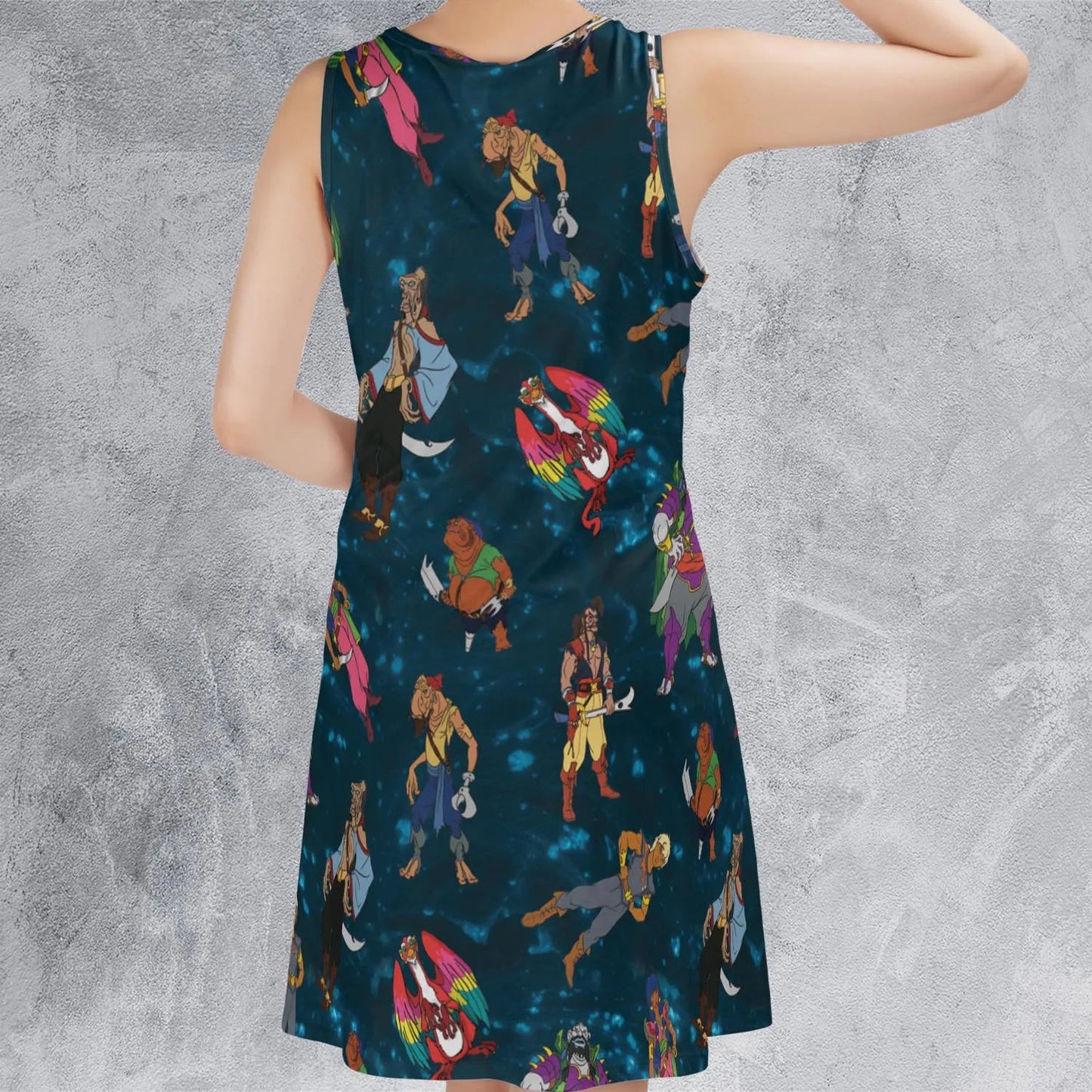 Casual Sleeveless Dress - T85GRQDA