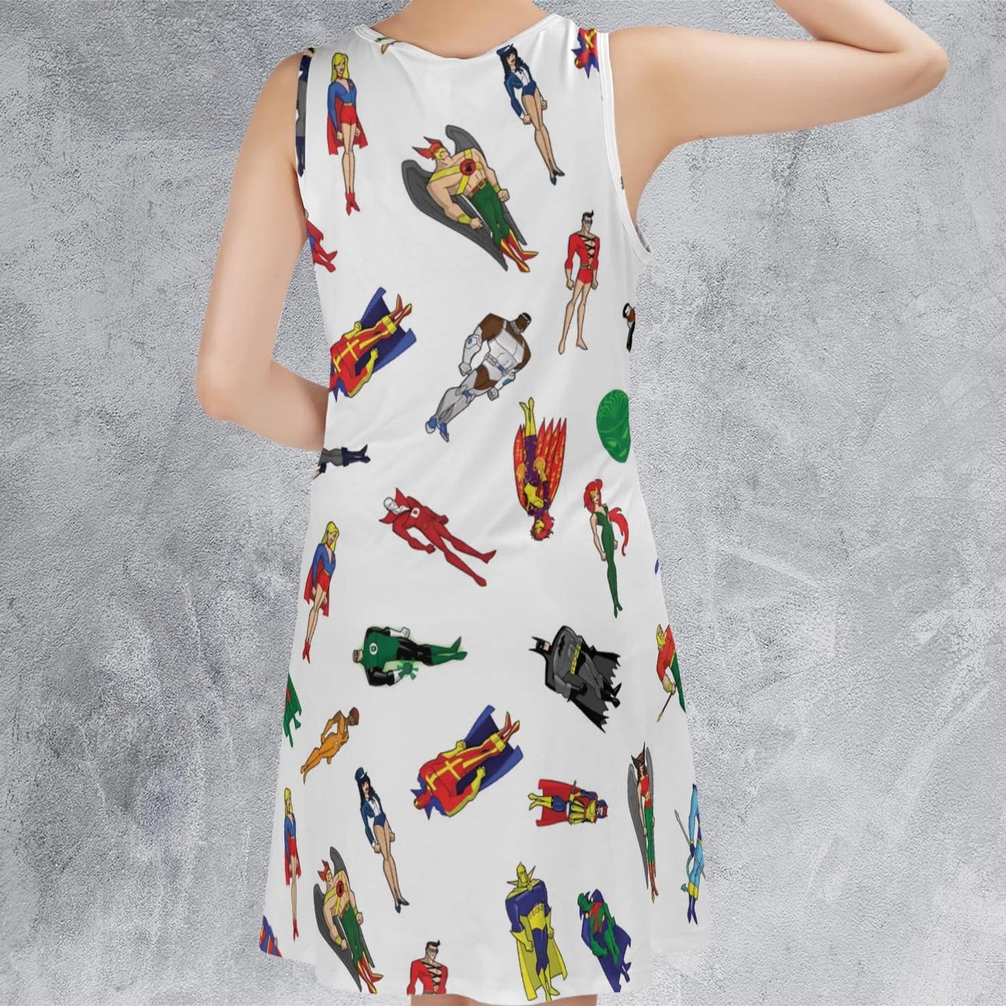 Casual Sleeveless Dress - SFDPP2B1