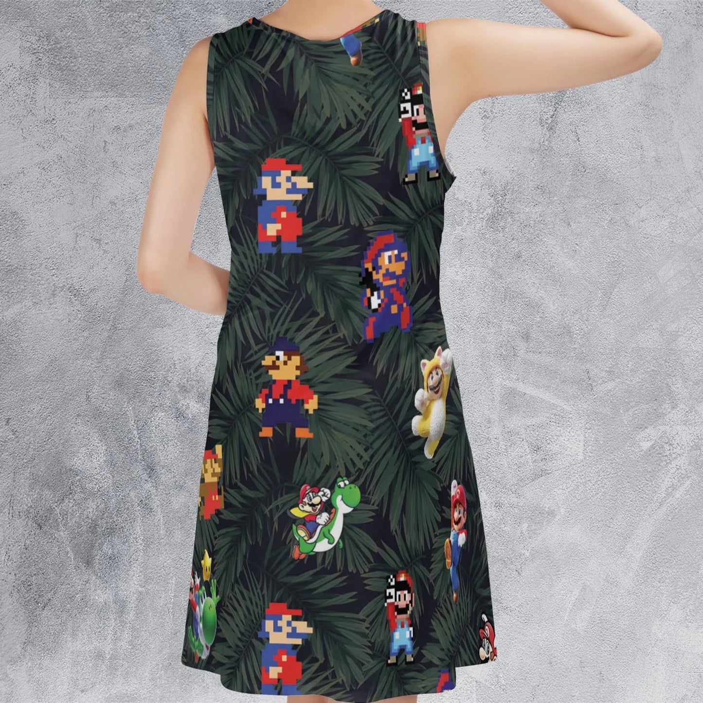 Casual Sleeveless Dress - WDJN3A1G