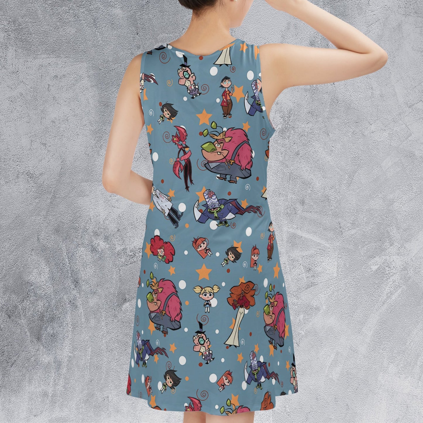 Casual Sleeveless Dress - X4WXKJDM