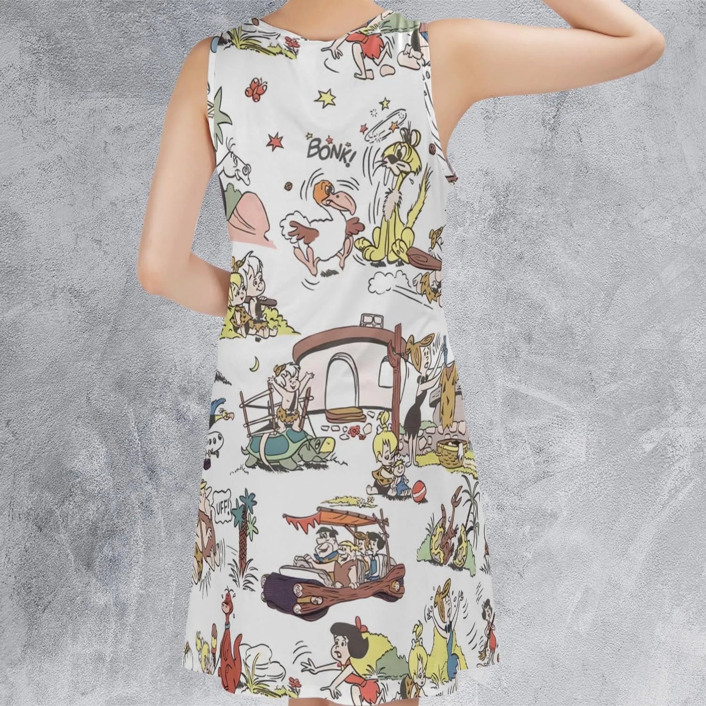Casual Sleeveless Dress - 5D8H7MDE