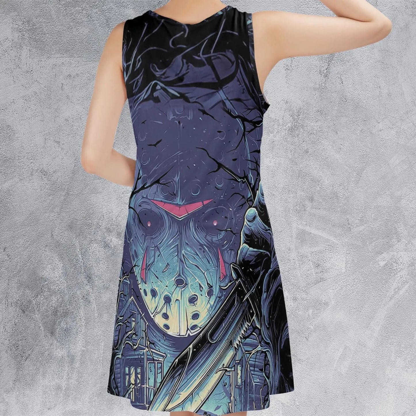 Casual Sleeveless Dress - QWNFL1FA