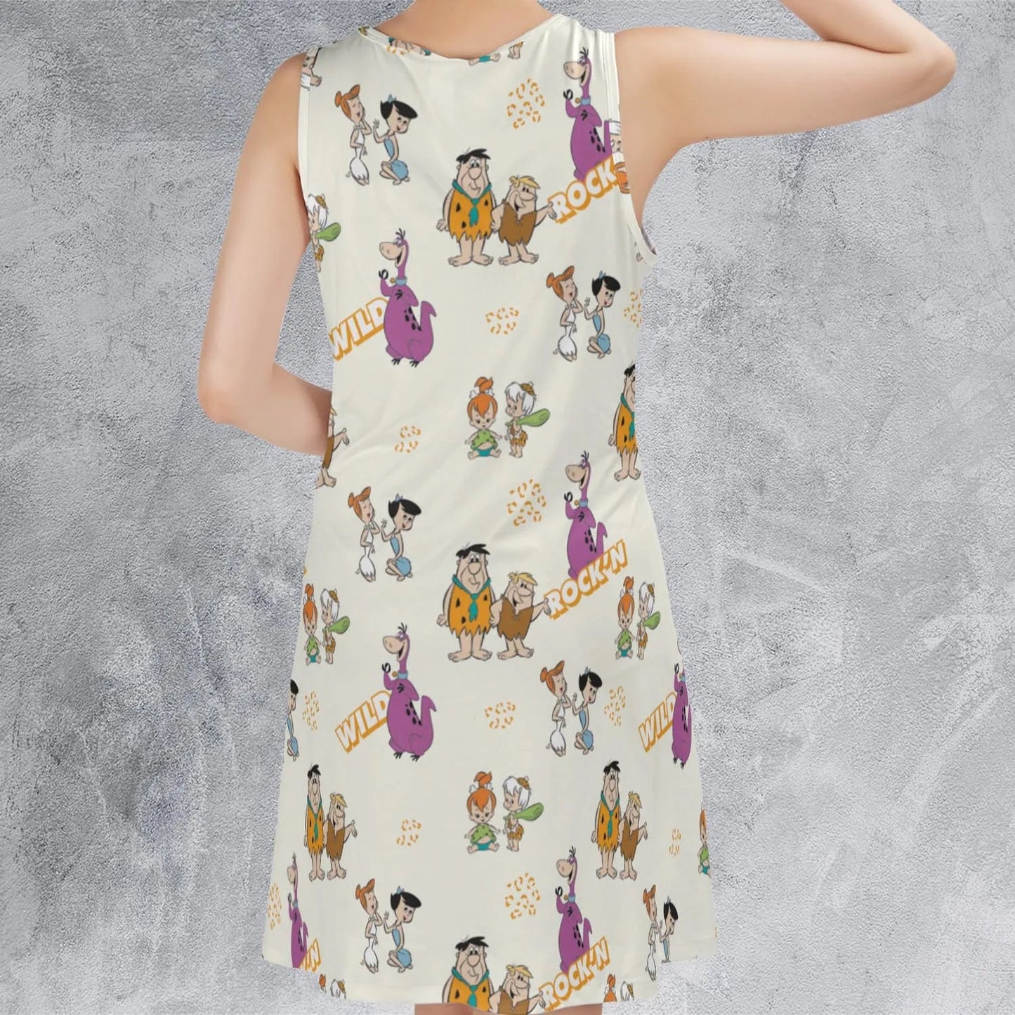 Casual Sleeveless Dress - TEZE35KT