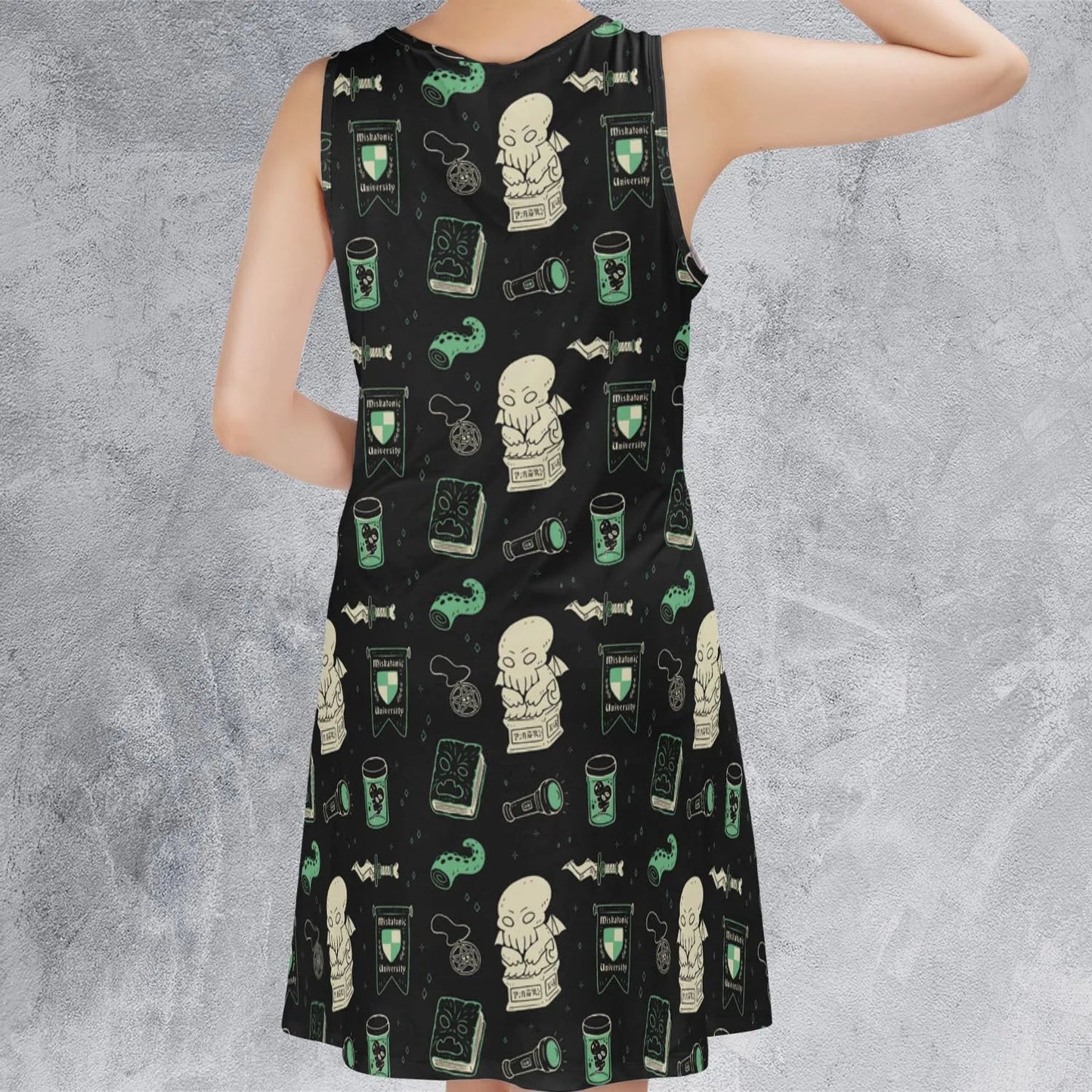 Casual Sleeveless Dress - 3KJPFHQJ