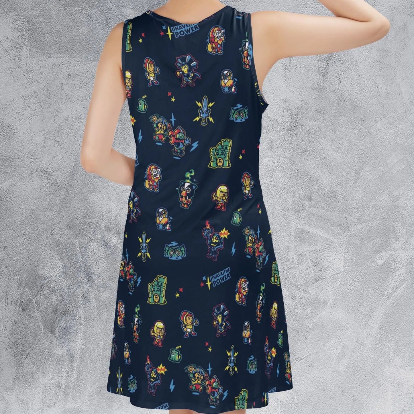 Casual Sleeveless Dress - HR98J52H