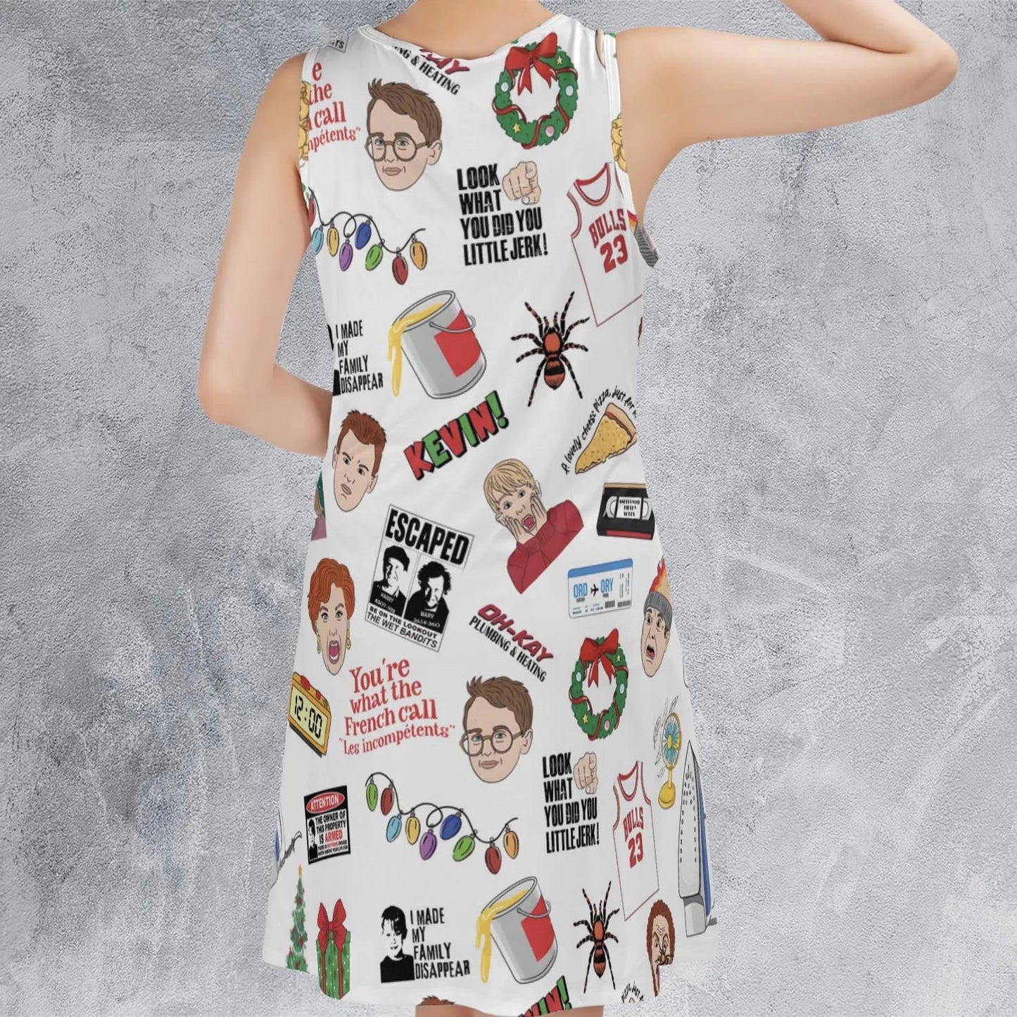 Casual Sleeveless Dress - TLAATW23