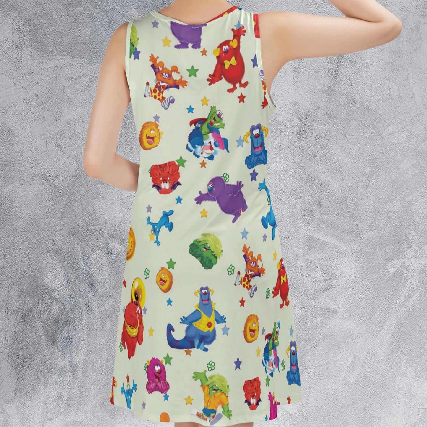 Casual Sleeveless Dress - P7H8XPAR