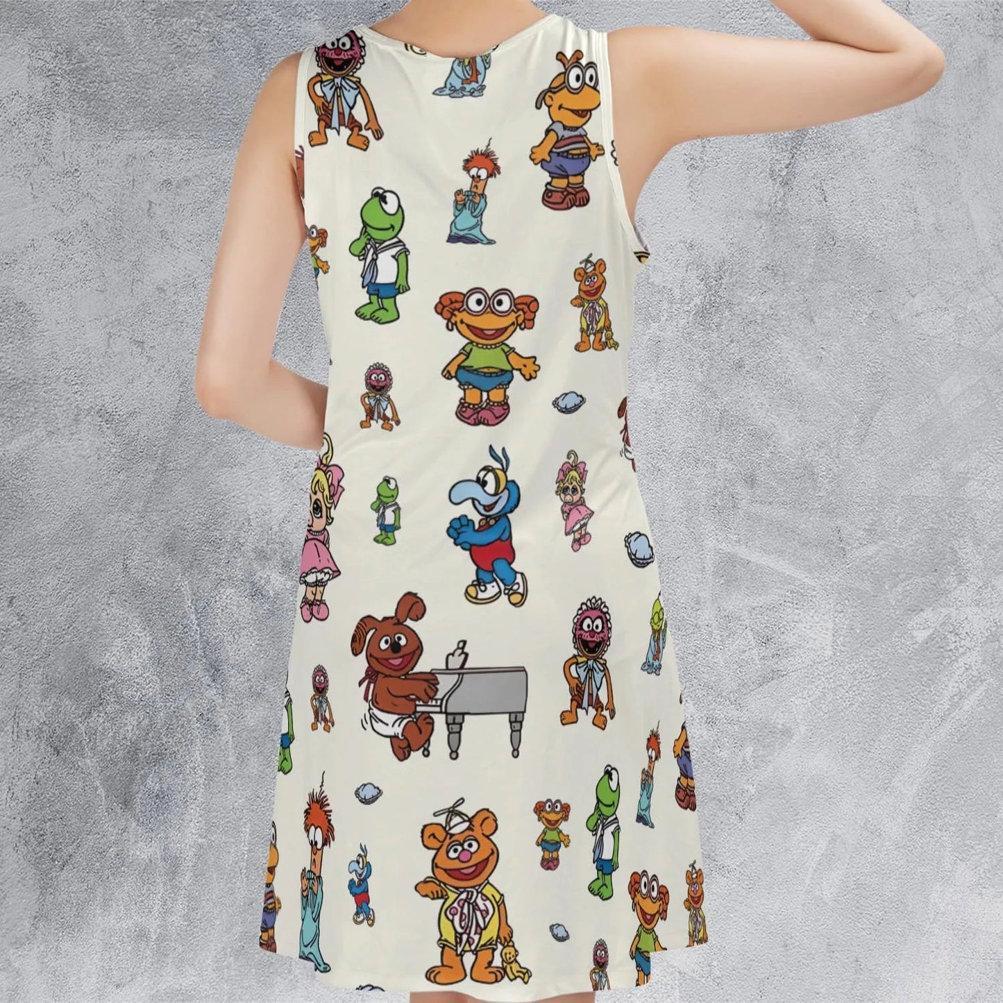 Casual Sleeveless Dress - YNGJ1U6F