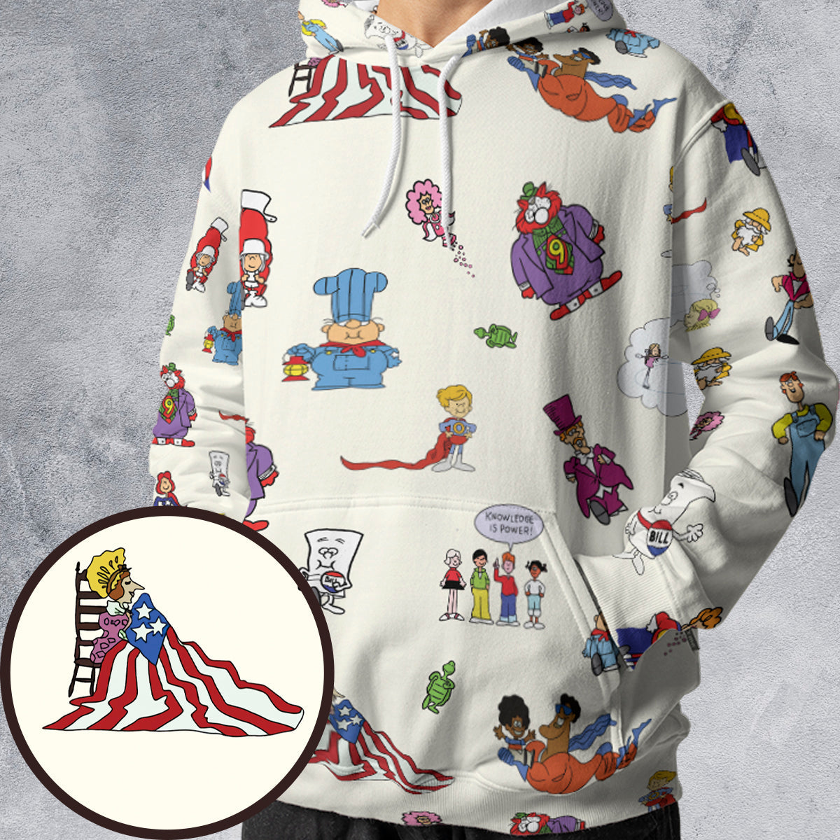Full Print Hoodie - GC32Y5VD