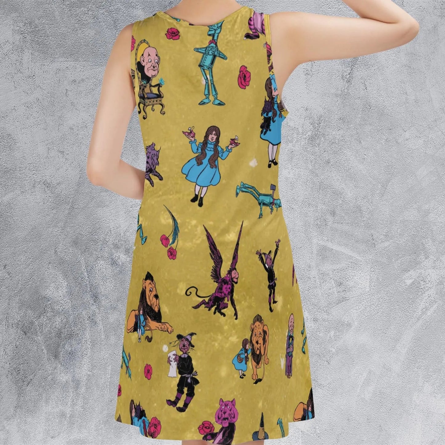 Casual Sleeveless Dress - Z52EFAN7