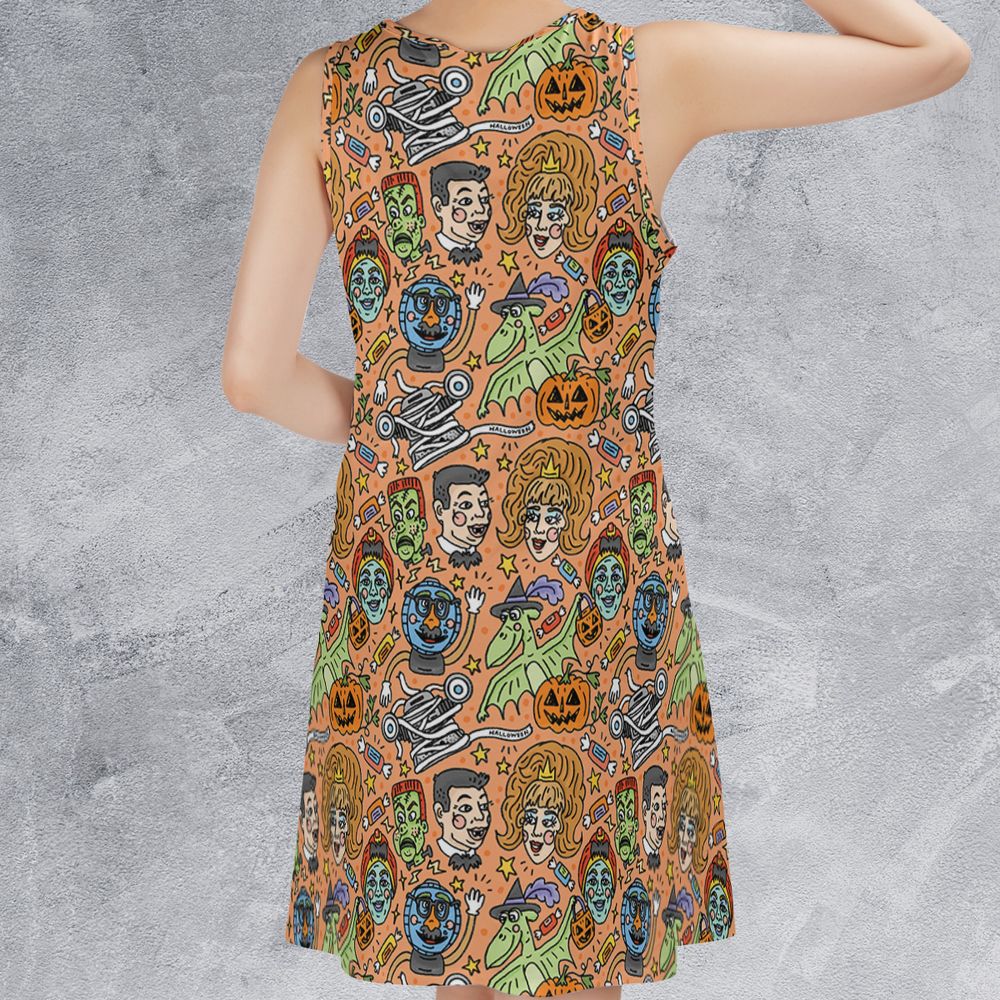 Sleeveless Dress - E6778KZA - - 2